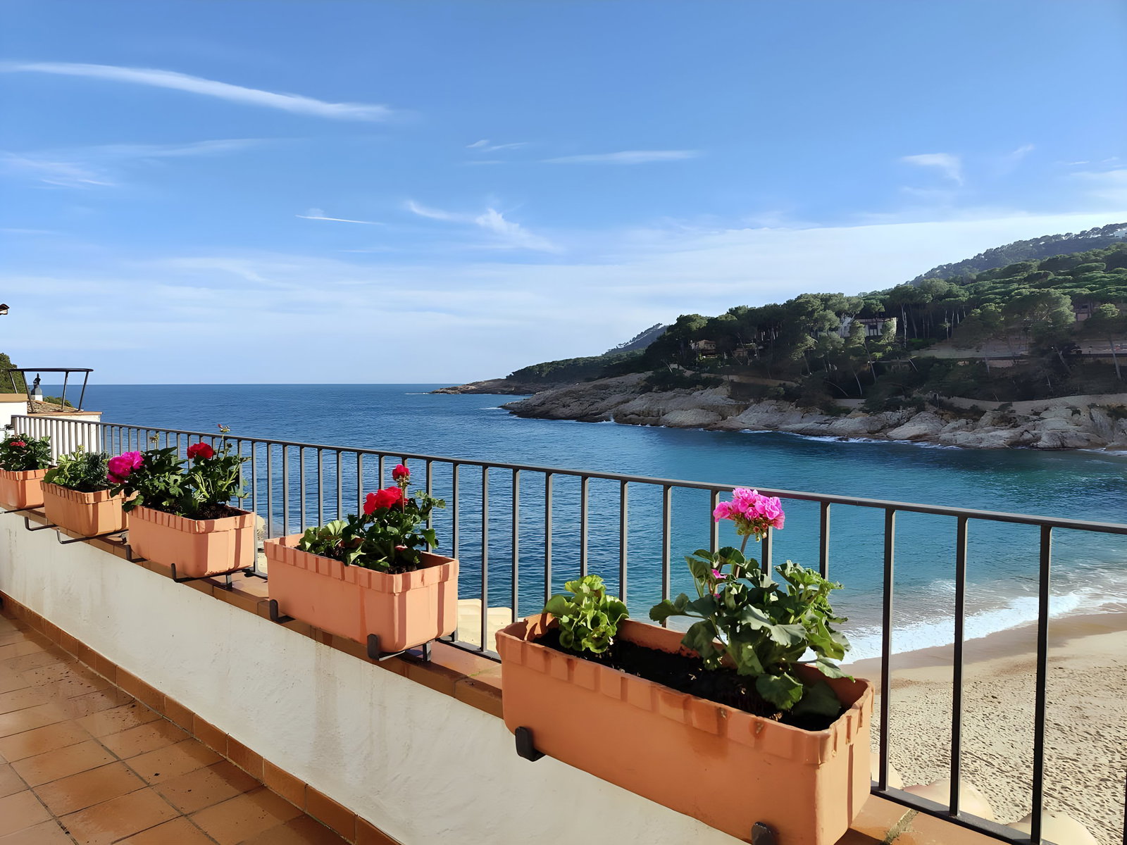 Enjoy breathtaking views of the Mediterranean Sea from your private terrace