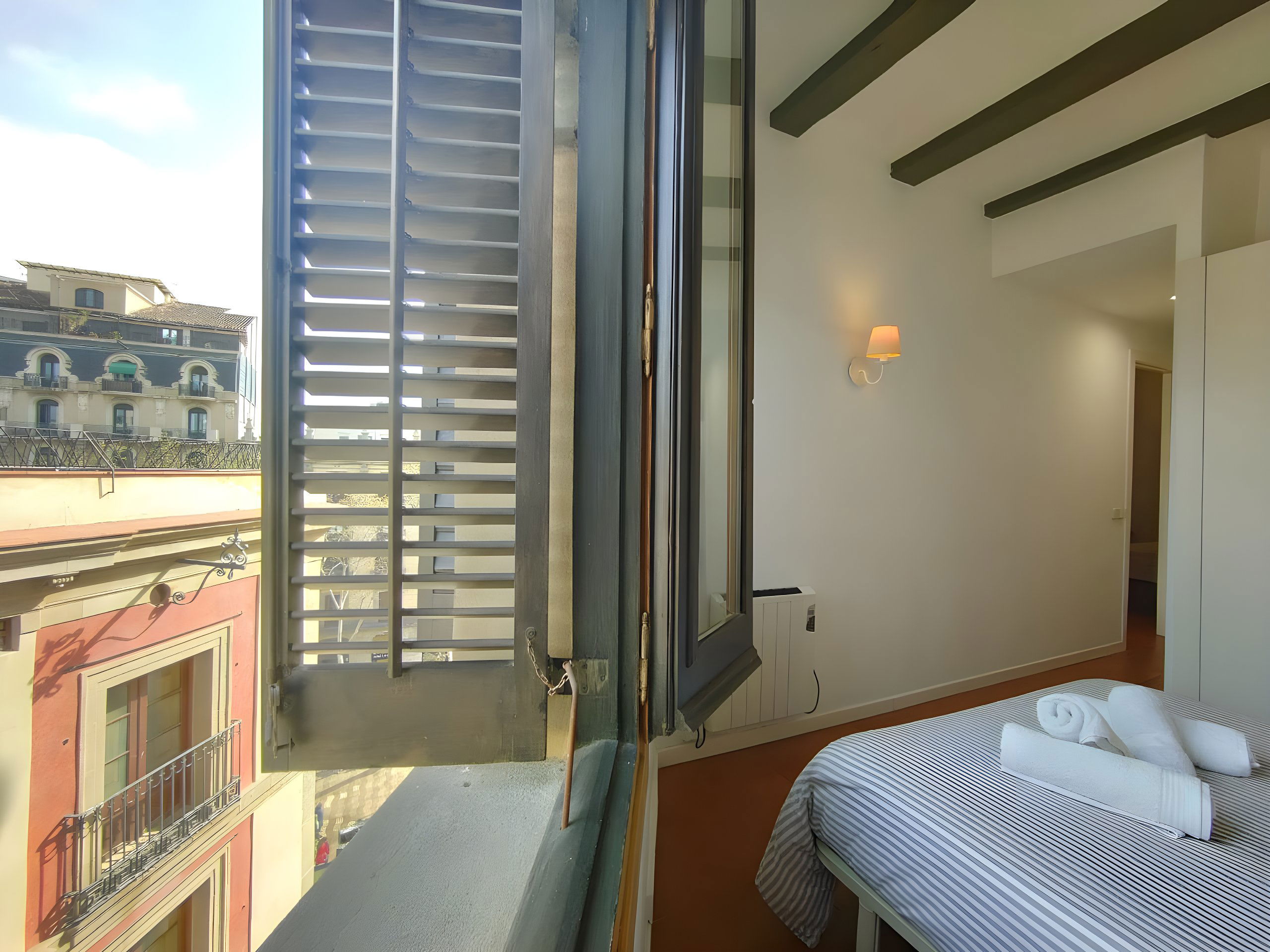 View from the double bedroom