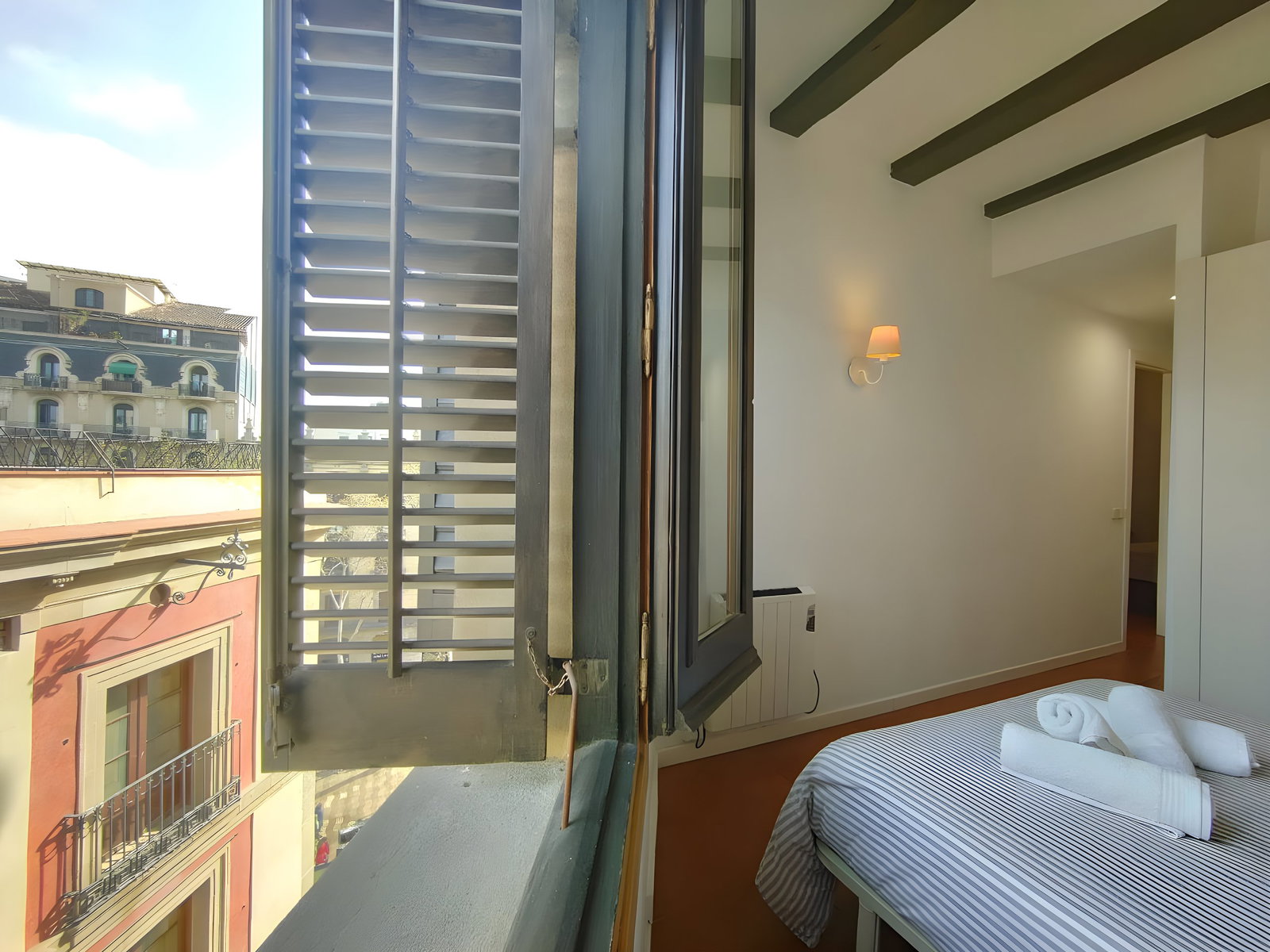 View from the double bedroom