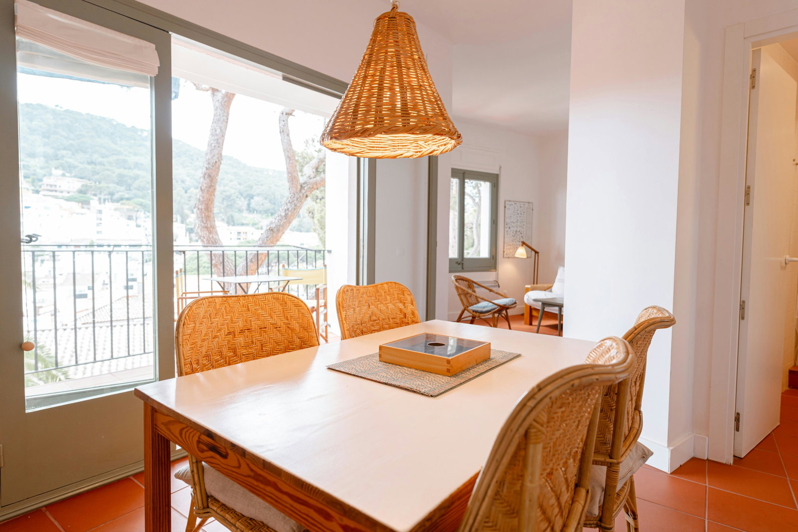 Enjoy a sun-filled living room that opens toward the balcony and fresh air