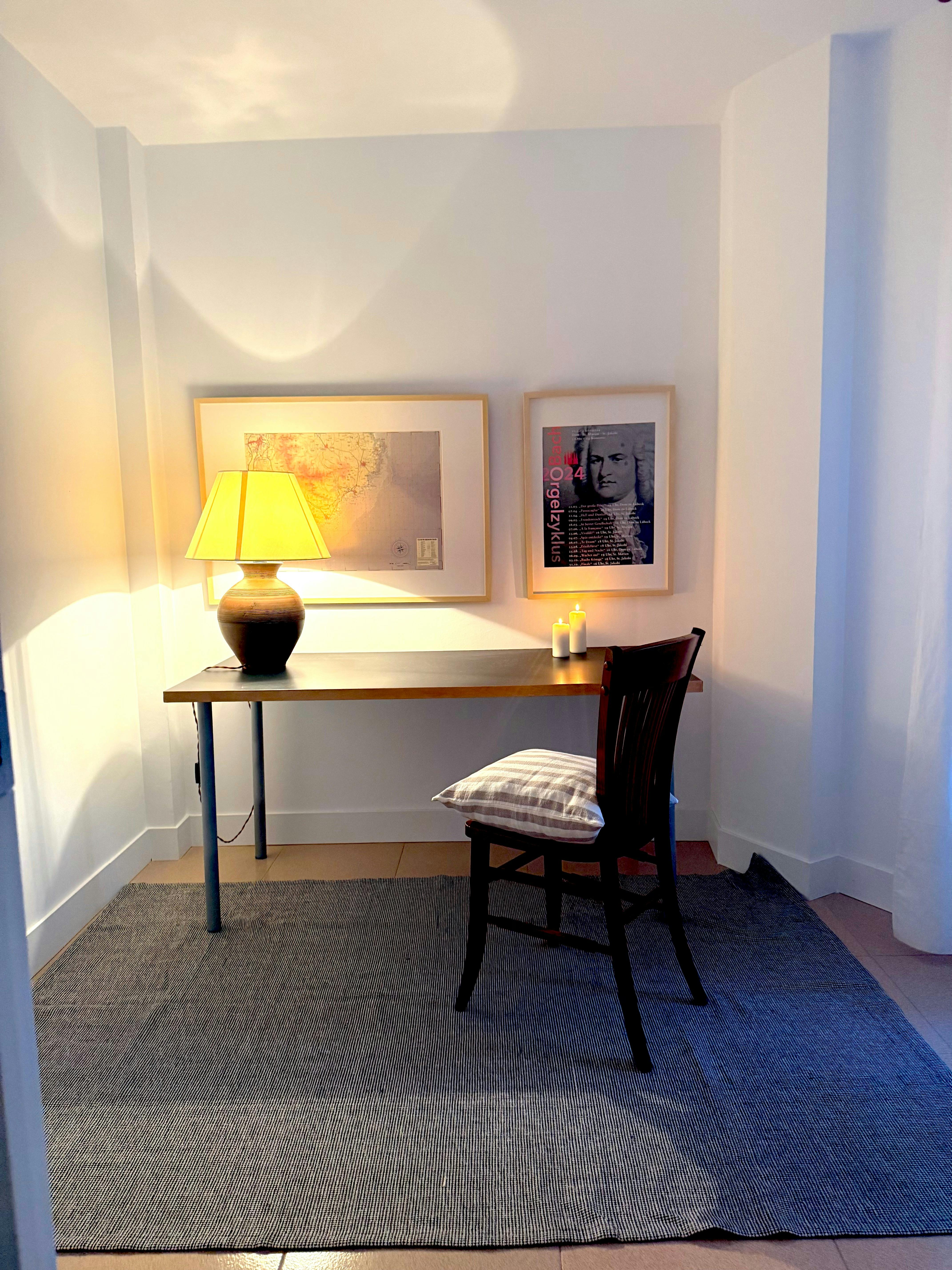 Dedicated working space with fast Wi-Fi, ideal for remote work.