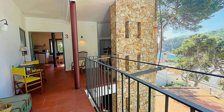 Private terrace with a beautiful view