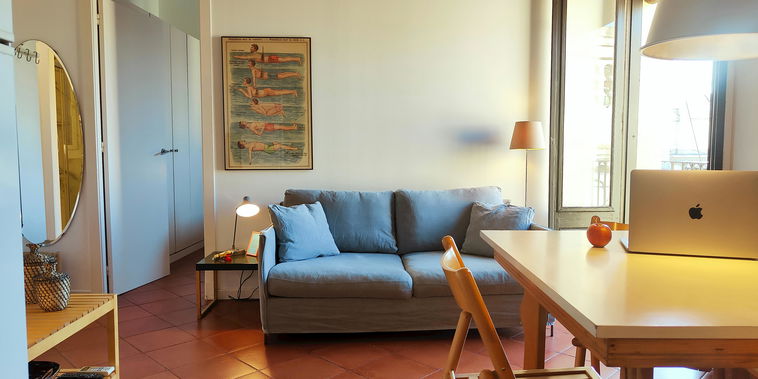 Located on the 5th floor, bright and quiet with interior-facing windows.