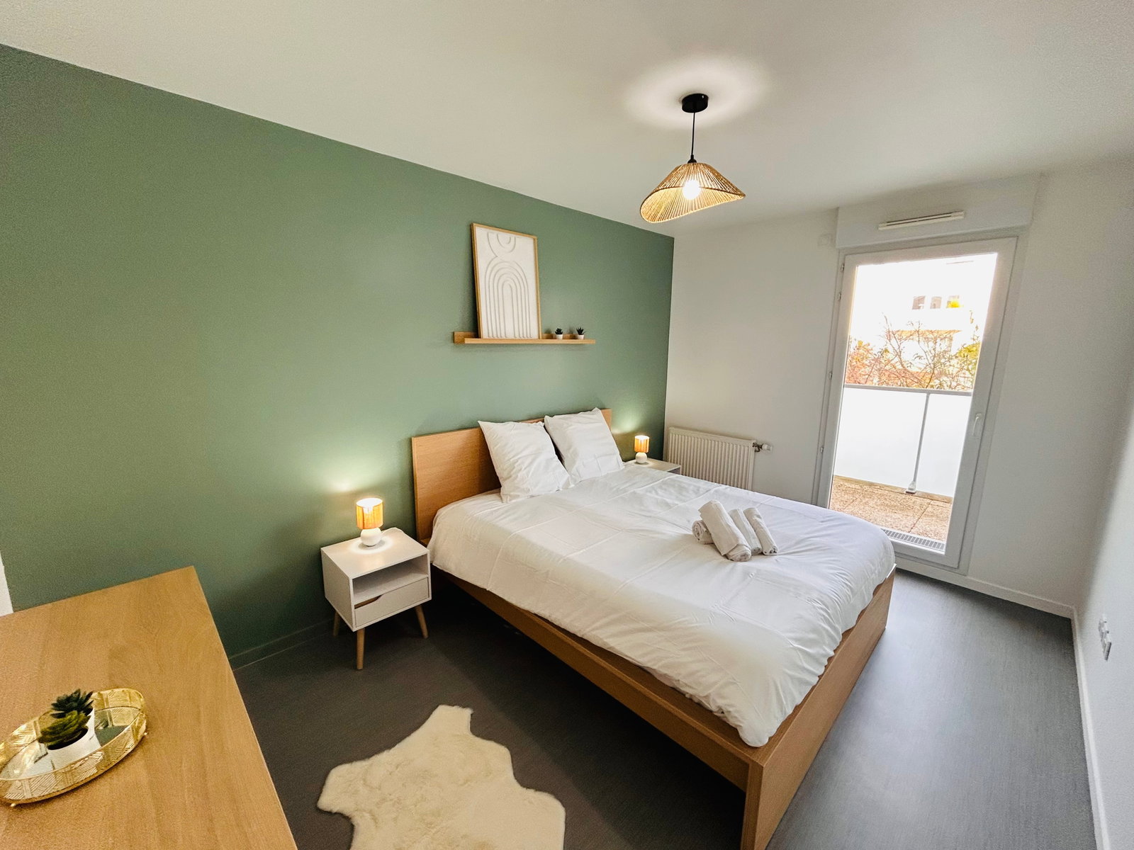 La Suite Bezannes | Parking | Balcon
