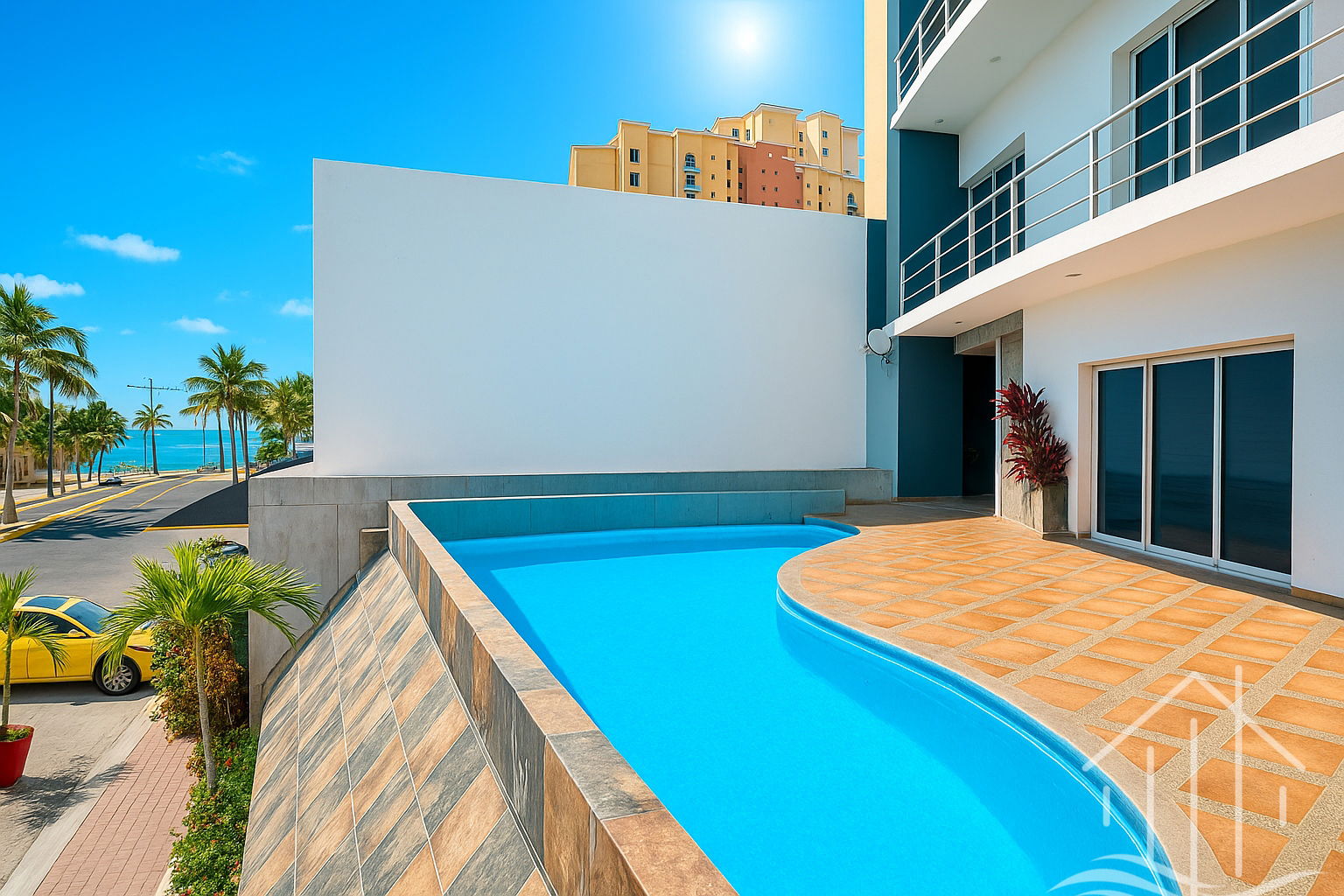 Promo-1BR-Pool-Beachfront-OXXO-Views-Sleeps 4