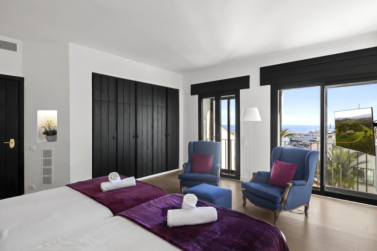 Habitacion con vistas a Puerto Banus