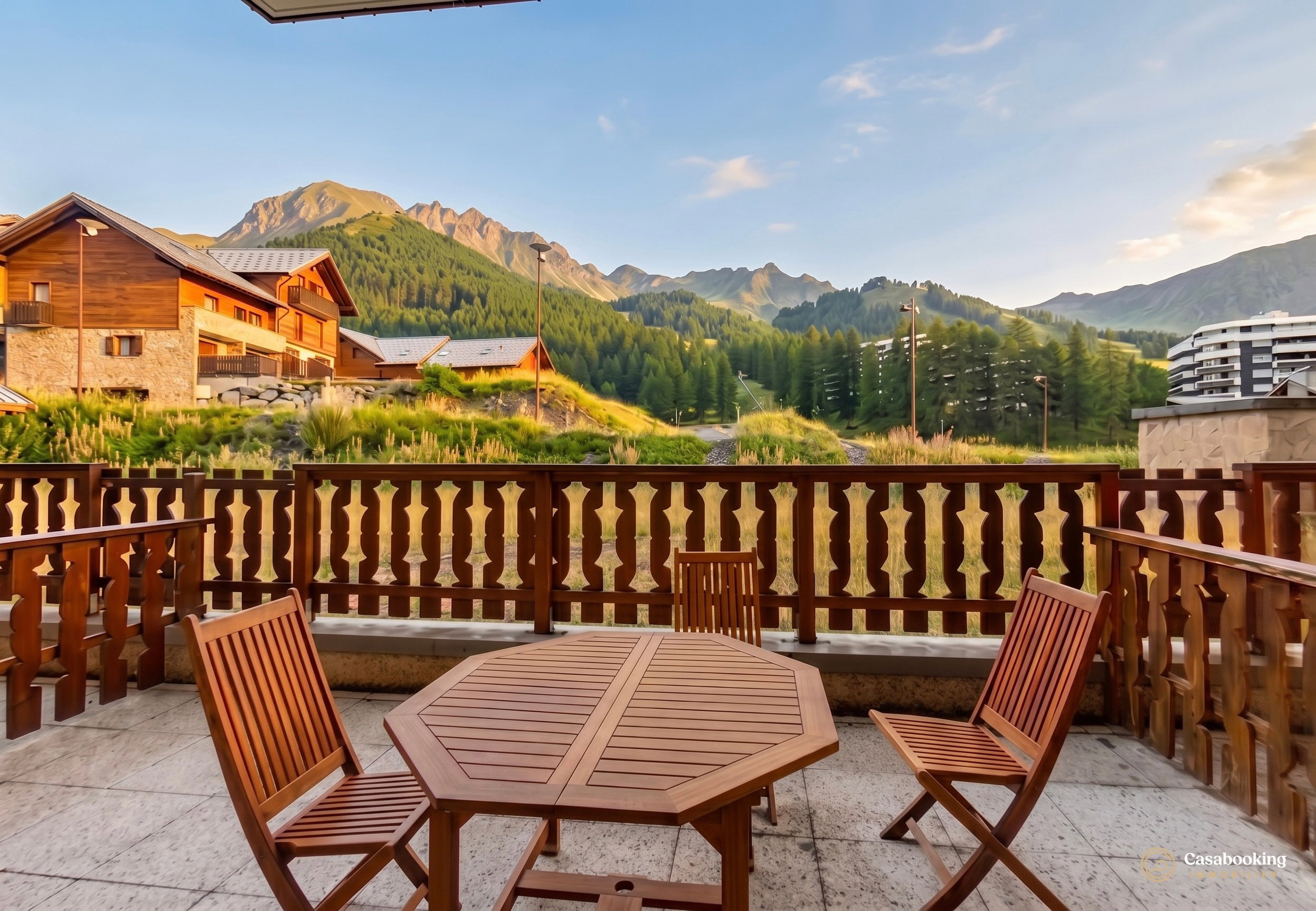 CASA-Amélie: Terrasse met uitzicht en parkeren