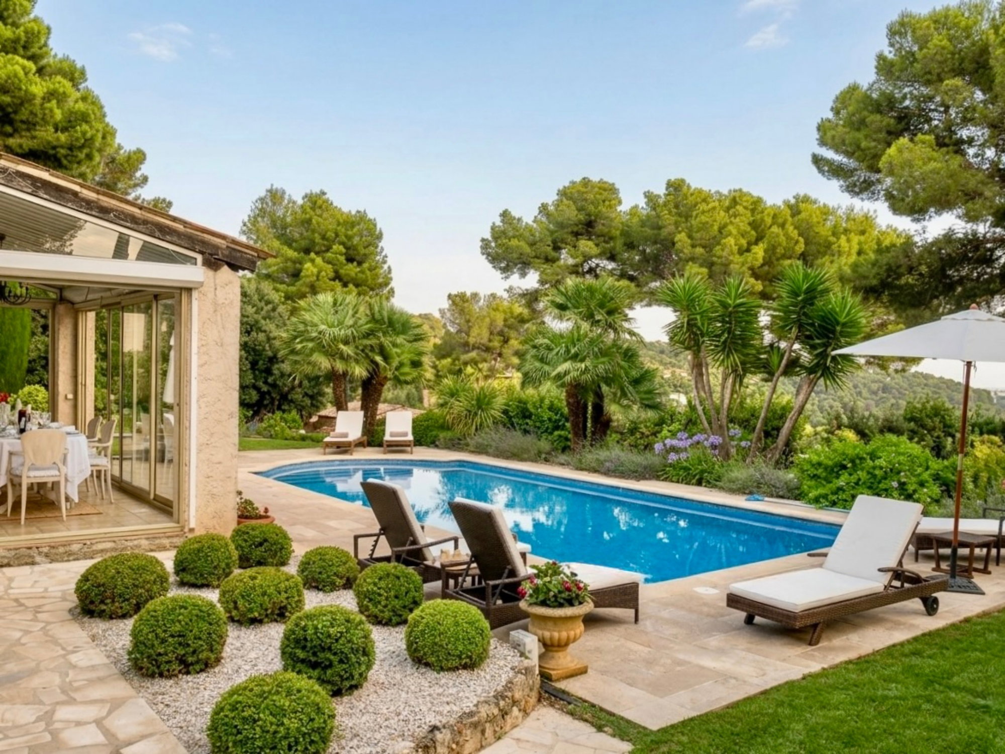 CASA-Saint Paul villa privée piscine vue sur mer