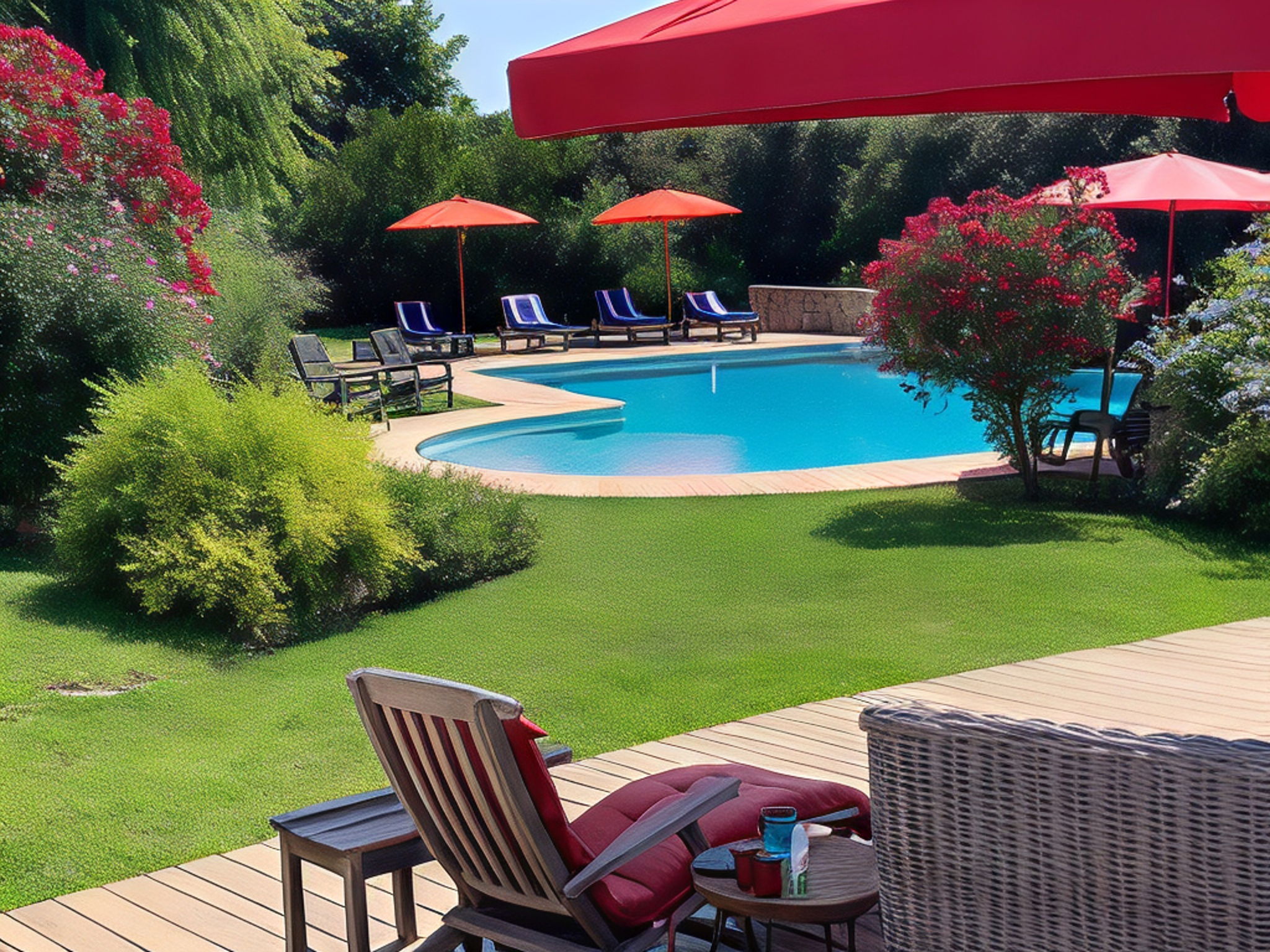 Casa-Happy Family House Valbonne with Infinity Pool