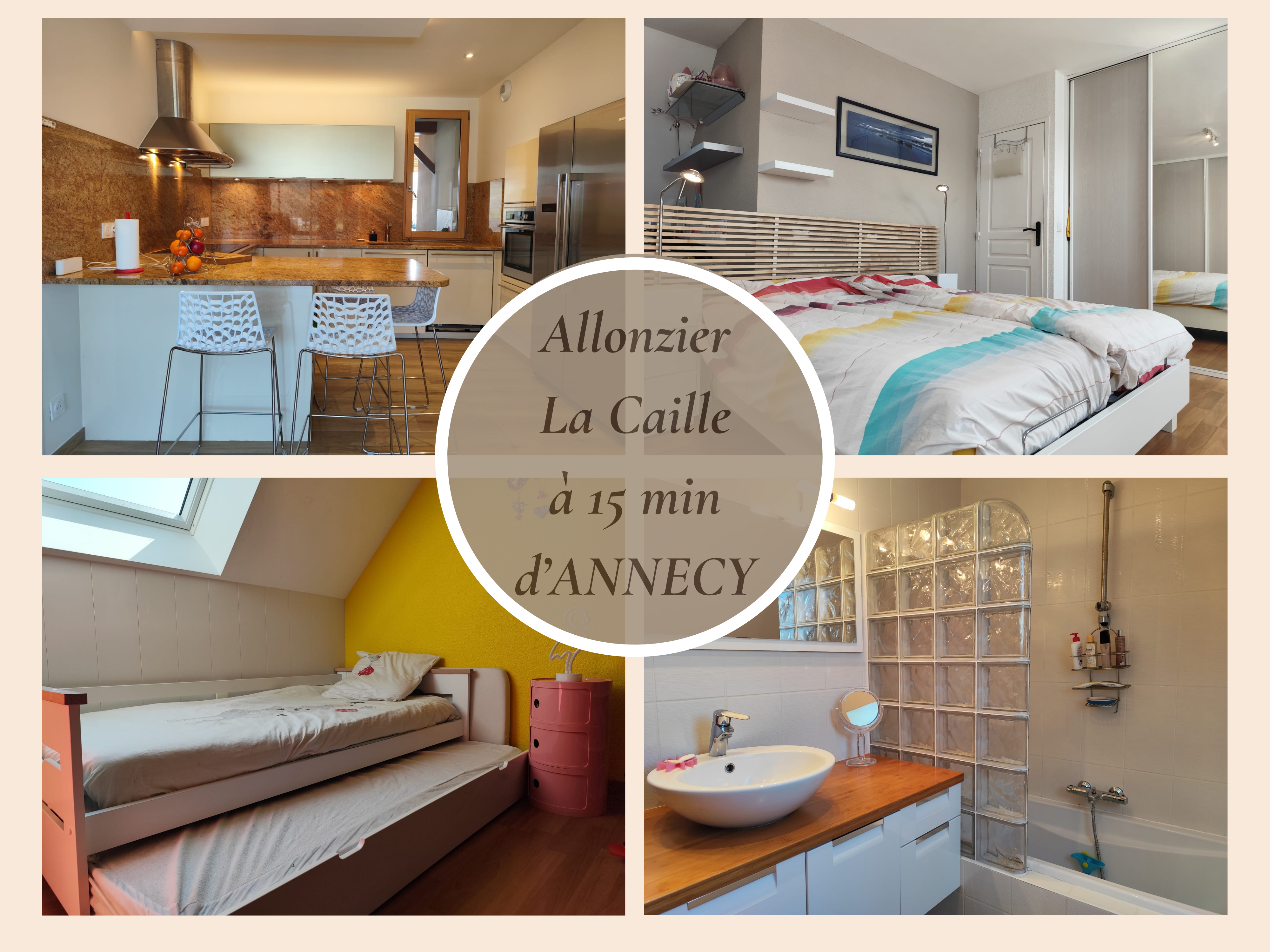 Les Hauts d'Allonzier Calme-Jardin-Vue