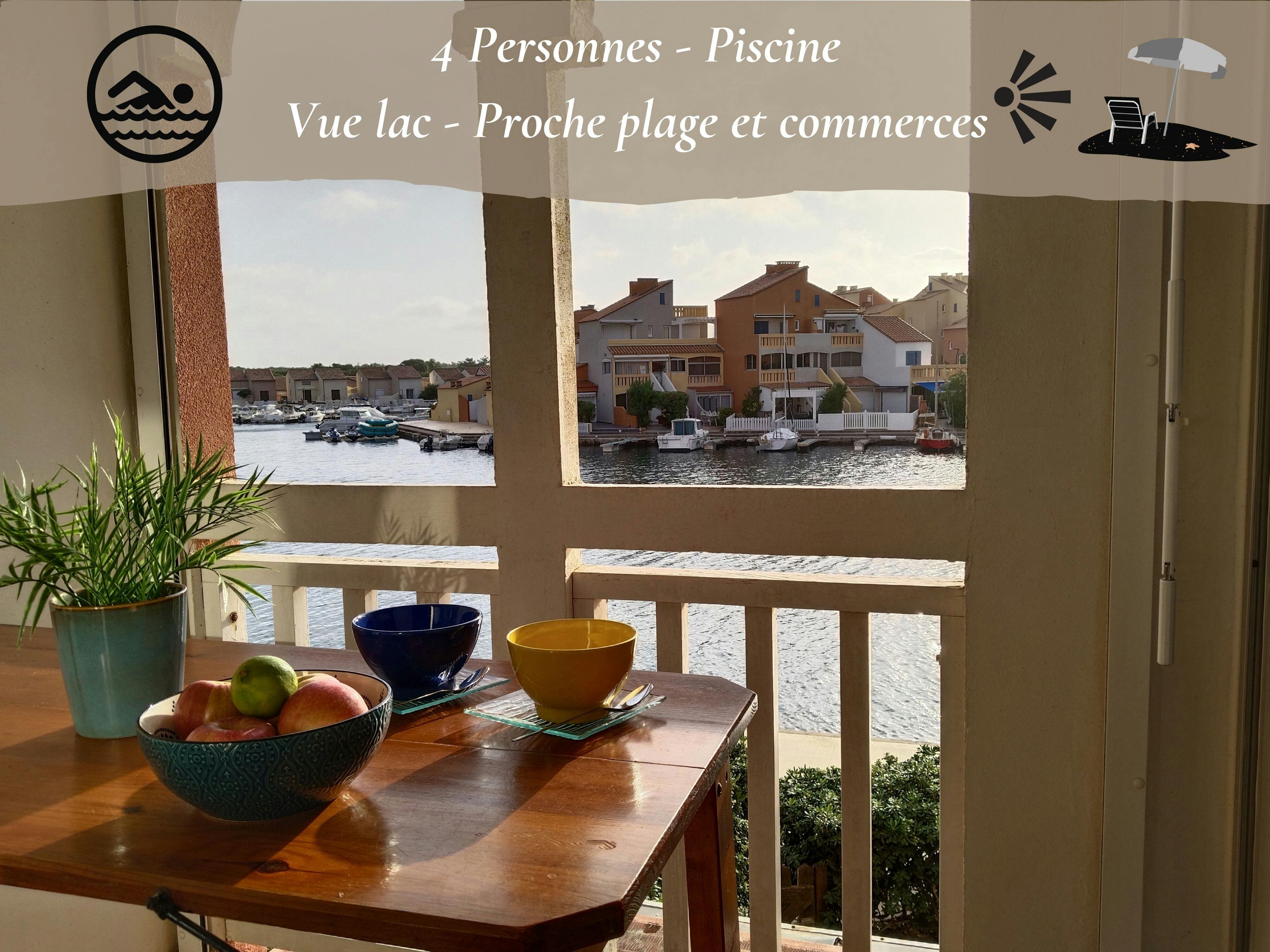 Cocon Marine*Piscine*Vue Lac*Balcon*Calme