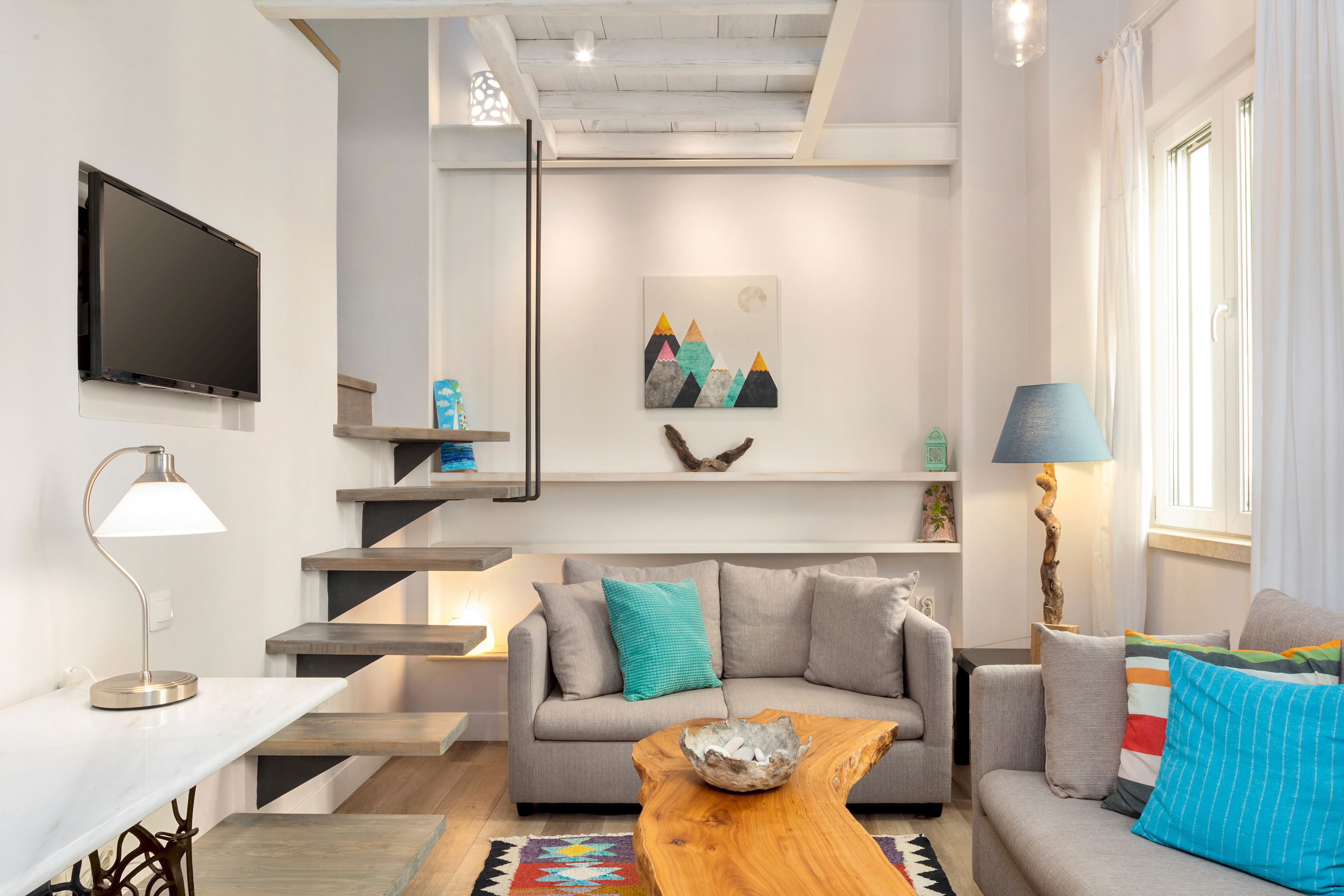 "Experience the essence of Greek hospitality in our thoughtfully designed studio."