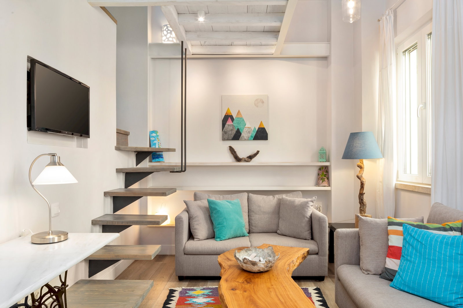 "Experience the essence of Greek hospitality in our thoughtfully designed studio."