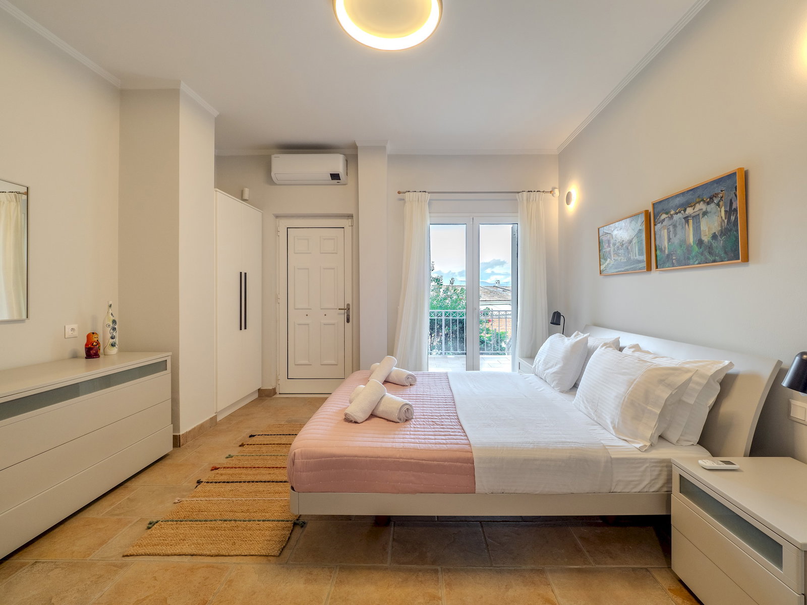 "Escape to tranquility in this beautifully appointed bedroom retreat, where every detail has been meticulously curated to evoke a sense of serene sophistication"