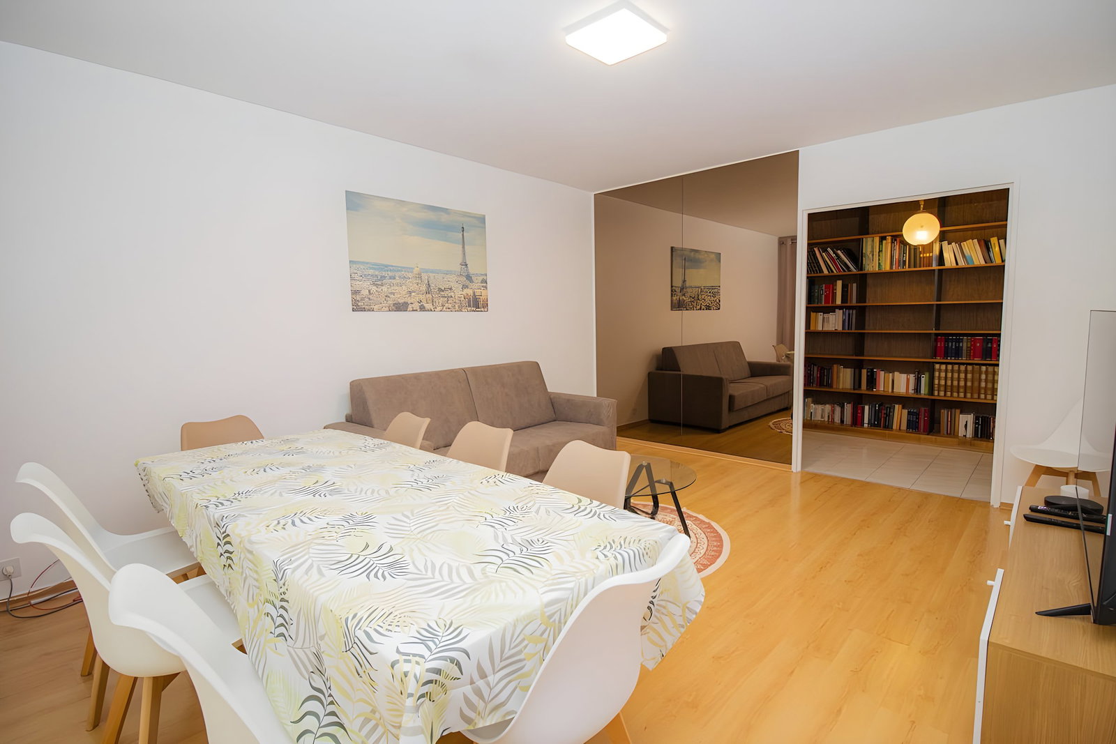lounge and library area nearby