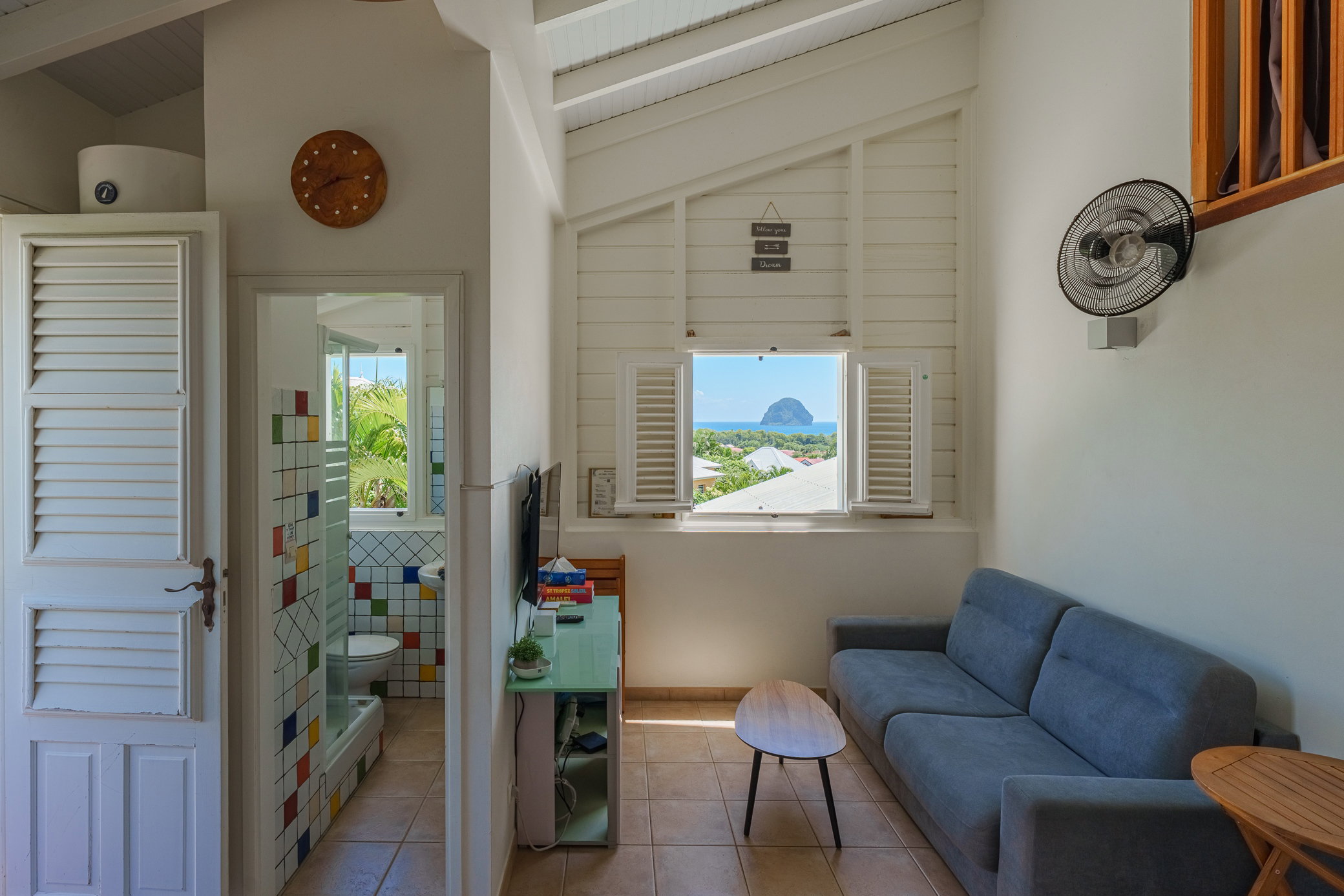 Duplex Providencia - Balcony, sea view and beach 1min away