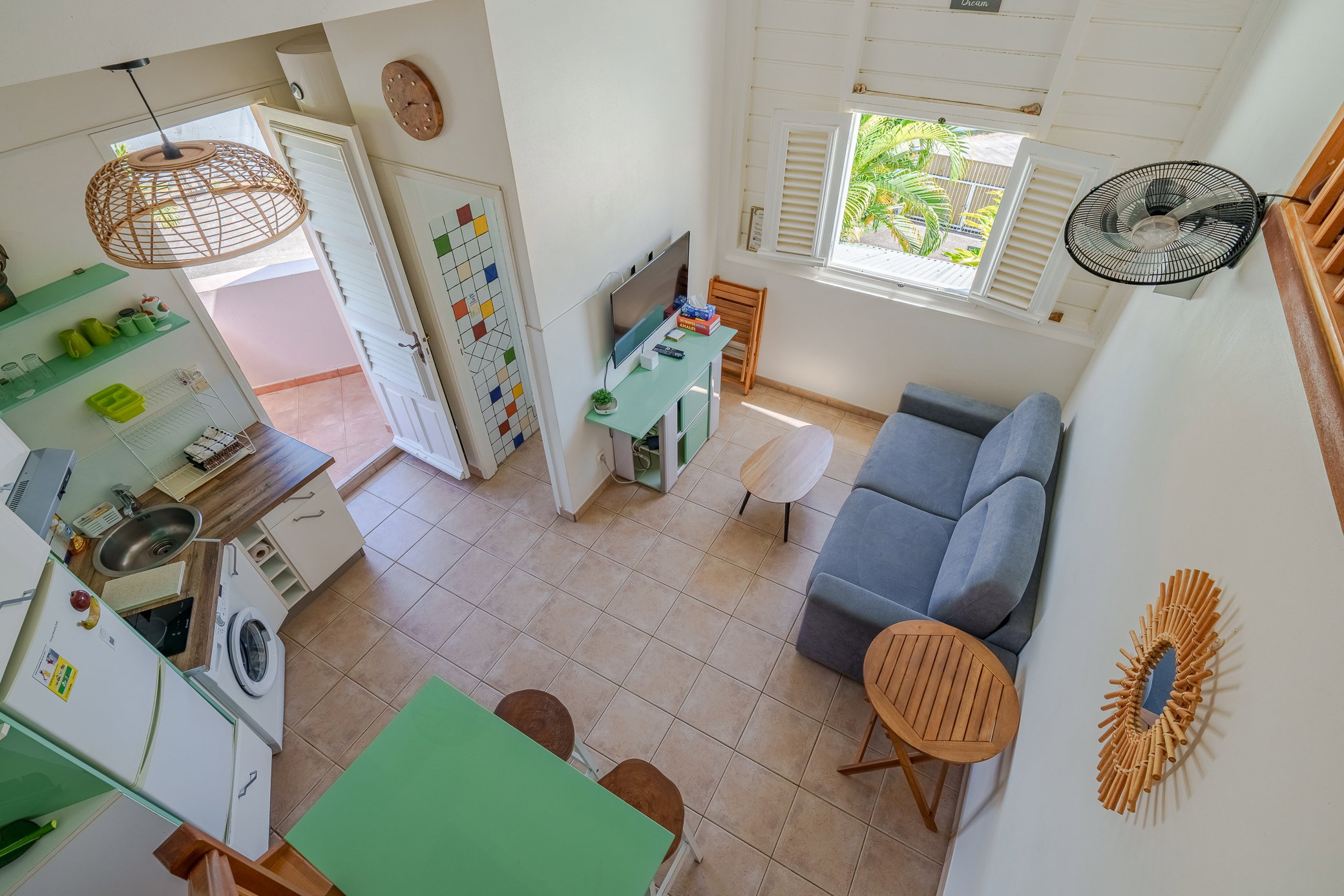 Duplex Providencia - Balcony, sea view and beach 1min away