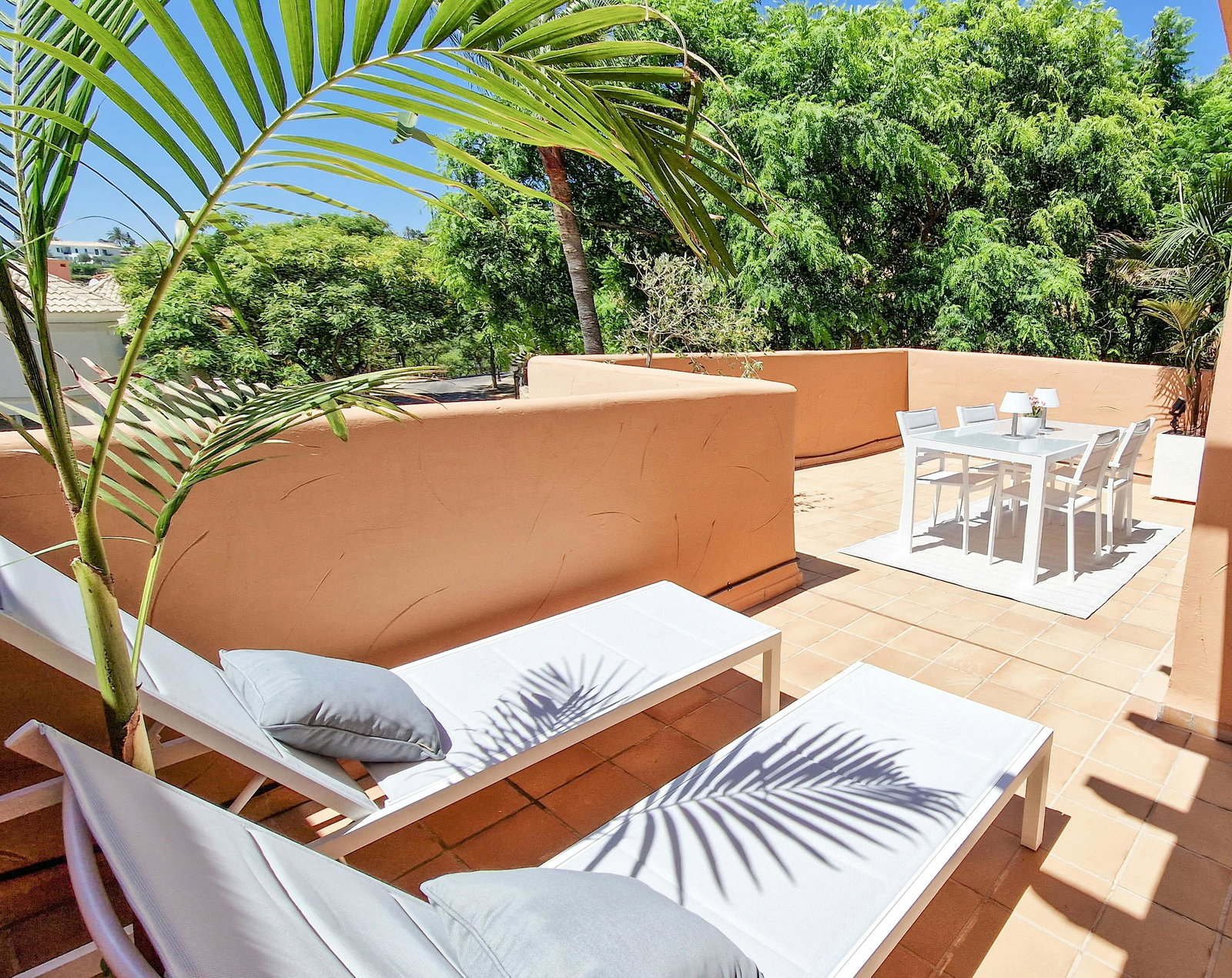 Marbella Duplex Penthouse with 4 pools next to a golf course