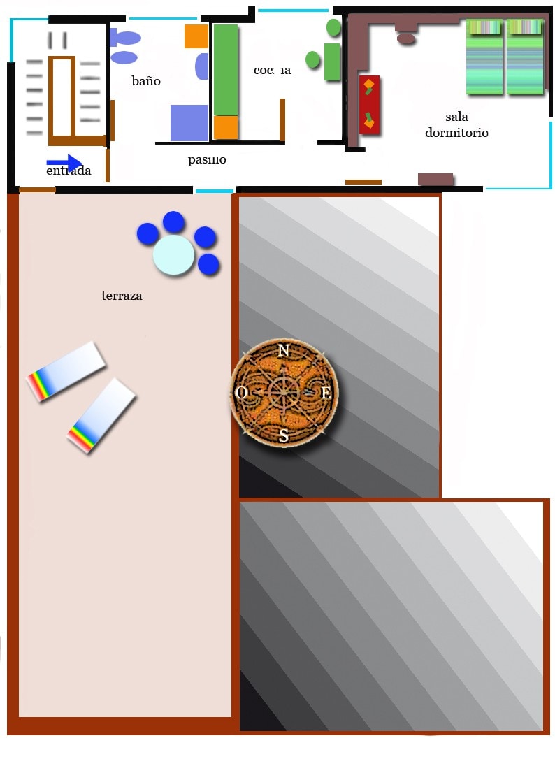 Plano detallado del alojamiento