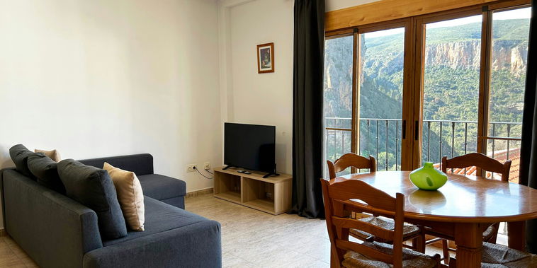 Apartamento La Muela 2. Hermosas vistas desde el balcón.