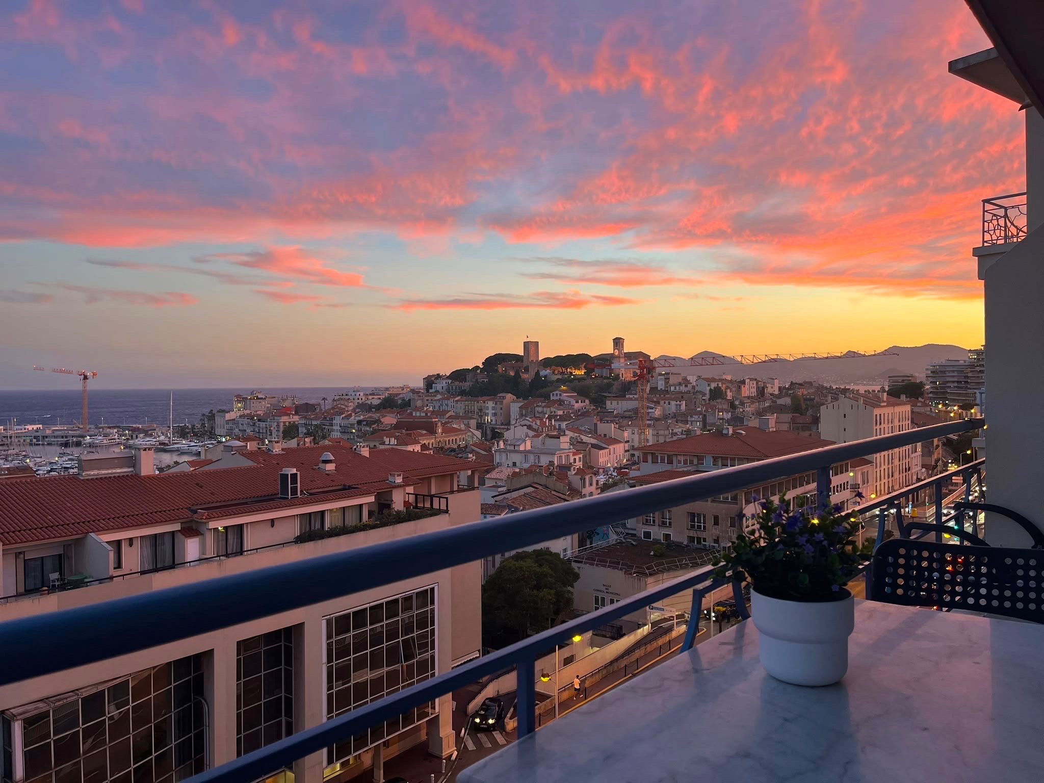 Appartement 3 pièces plein sud avec vue mer et balcon – Cannes