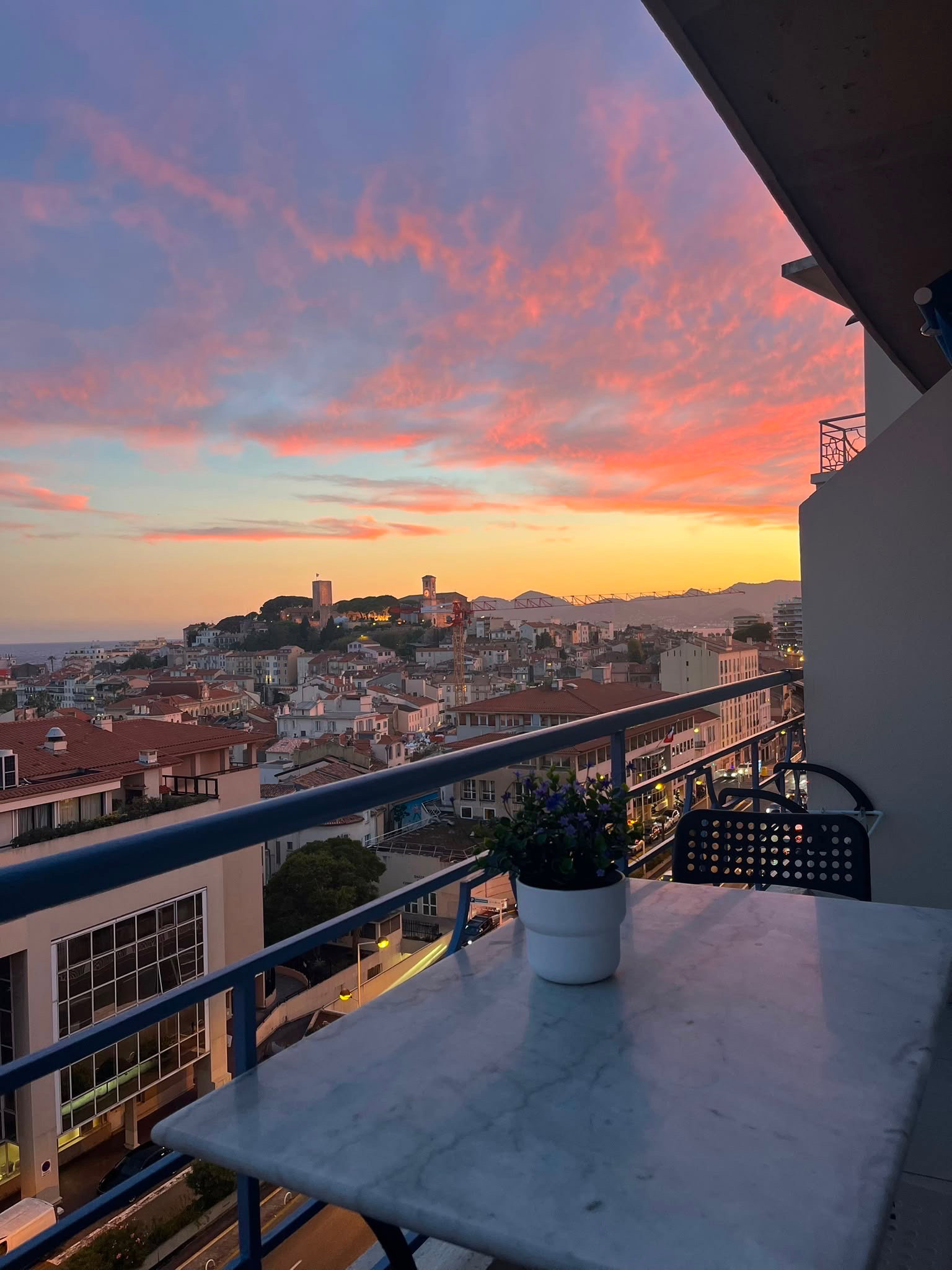 Appartement 3 pièces plein sud avec vue mer et balcon – Cannes