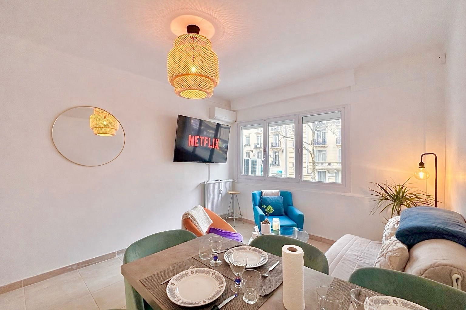 Near Palais Festival Charming 2-room comfort Ideal professional stay holidays