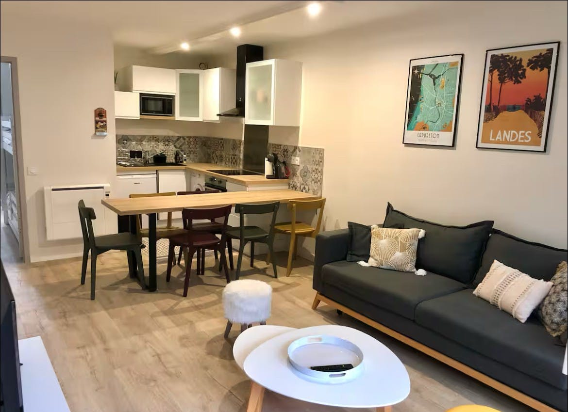 Joli studio bis, port, 5min plage 4 pers. Capbreton