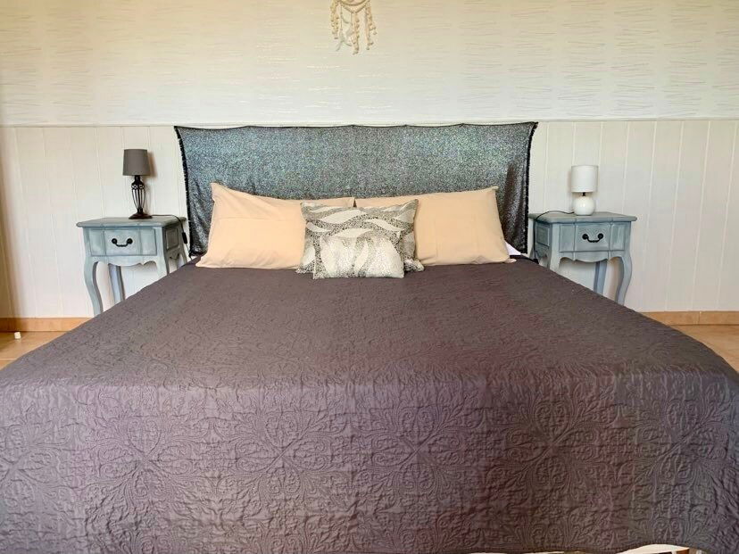 Chambre très spacieuse (35 m²) située au 2ème étage, orientation sud, vue sur pi