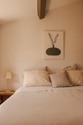 Spacious guest room with country view and pool