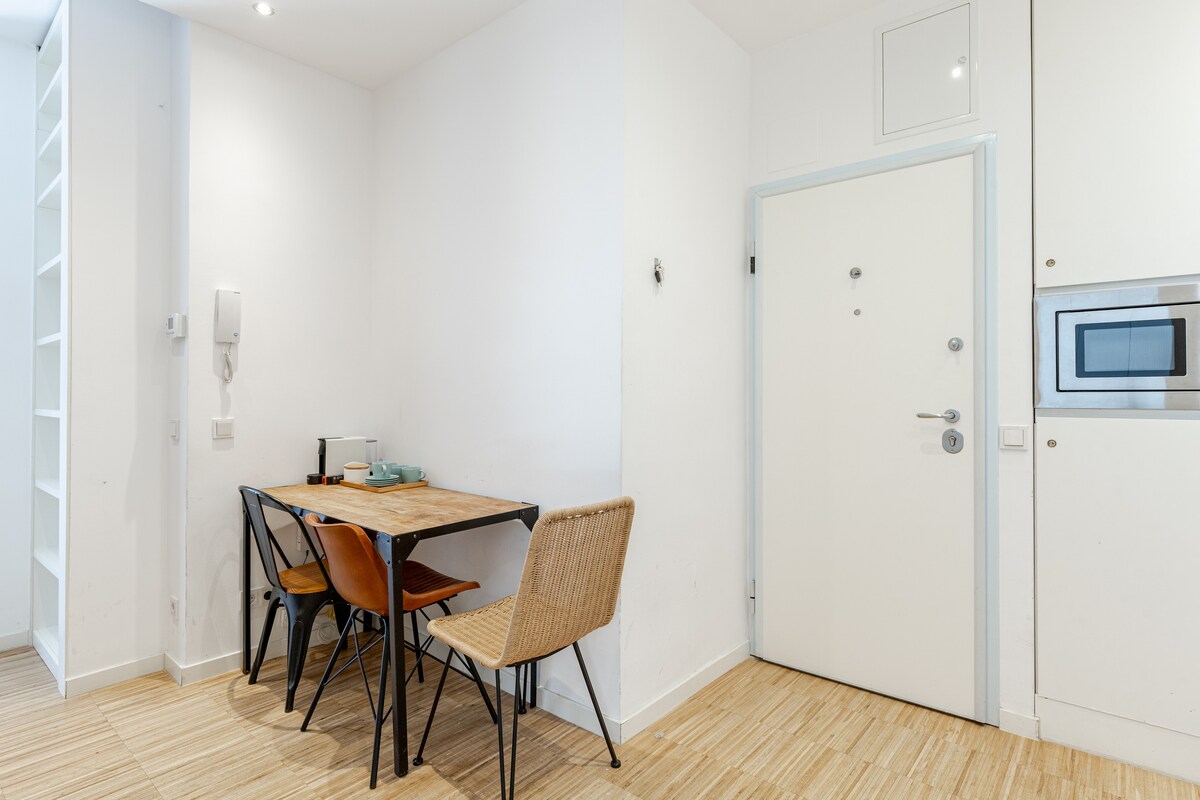 Amazing modern two-room apartment located in one of the coolest neighborhood of
