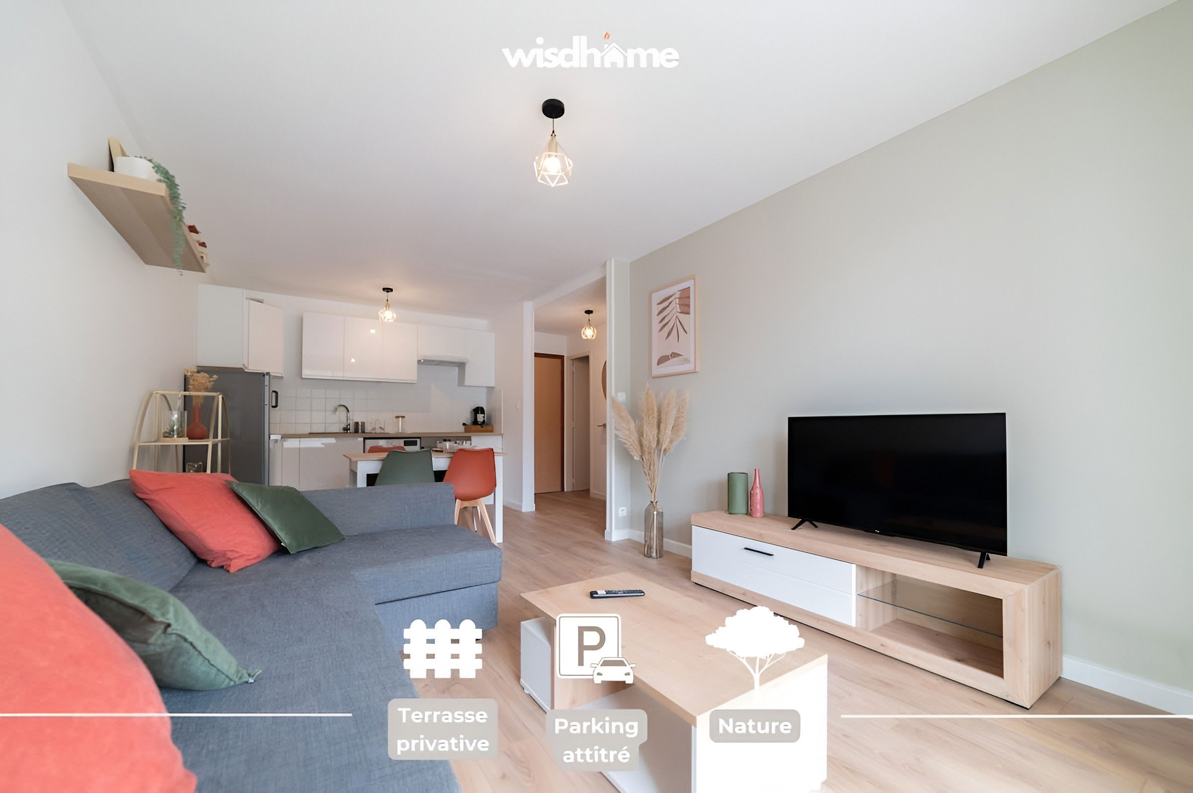 Bienvenue à l'Entre Deux ! ✨ Ce charmant T2 vous ouvre ses portes, n'hésitez pas à le réserver !