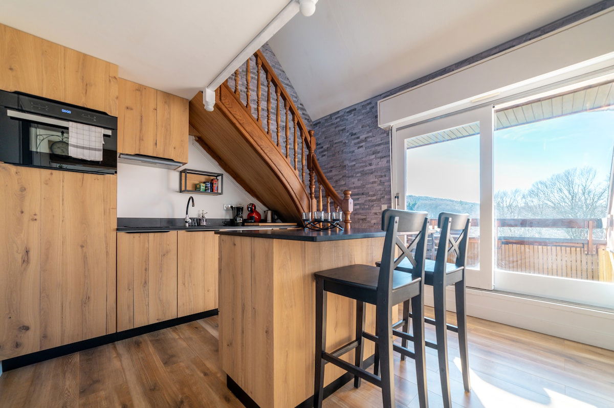 La cusine est tout équipée pour vous concocter de bons petits plats !