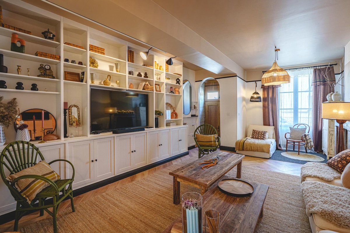La Maison d'Ambre-Jacuzzi-Sauna-Clim-4chambres