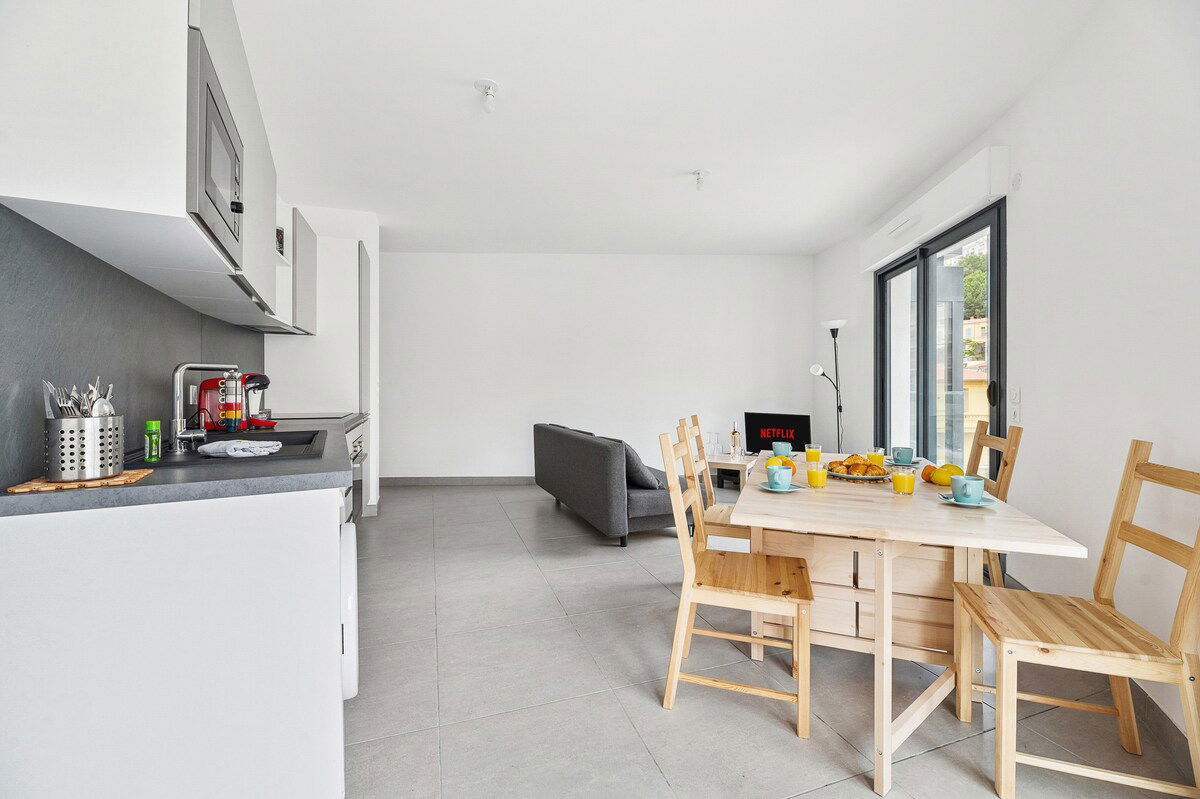 ✨LE CAP RIVIERA✨ - Centre- Parking privé - Climatisation