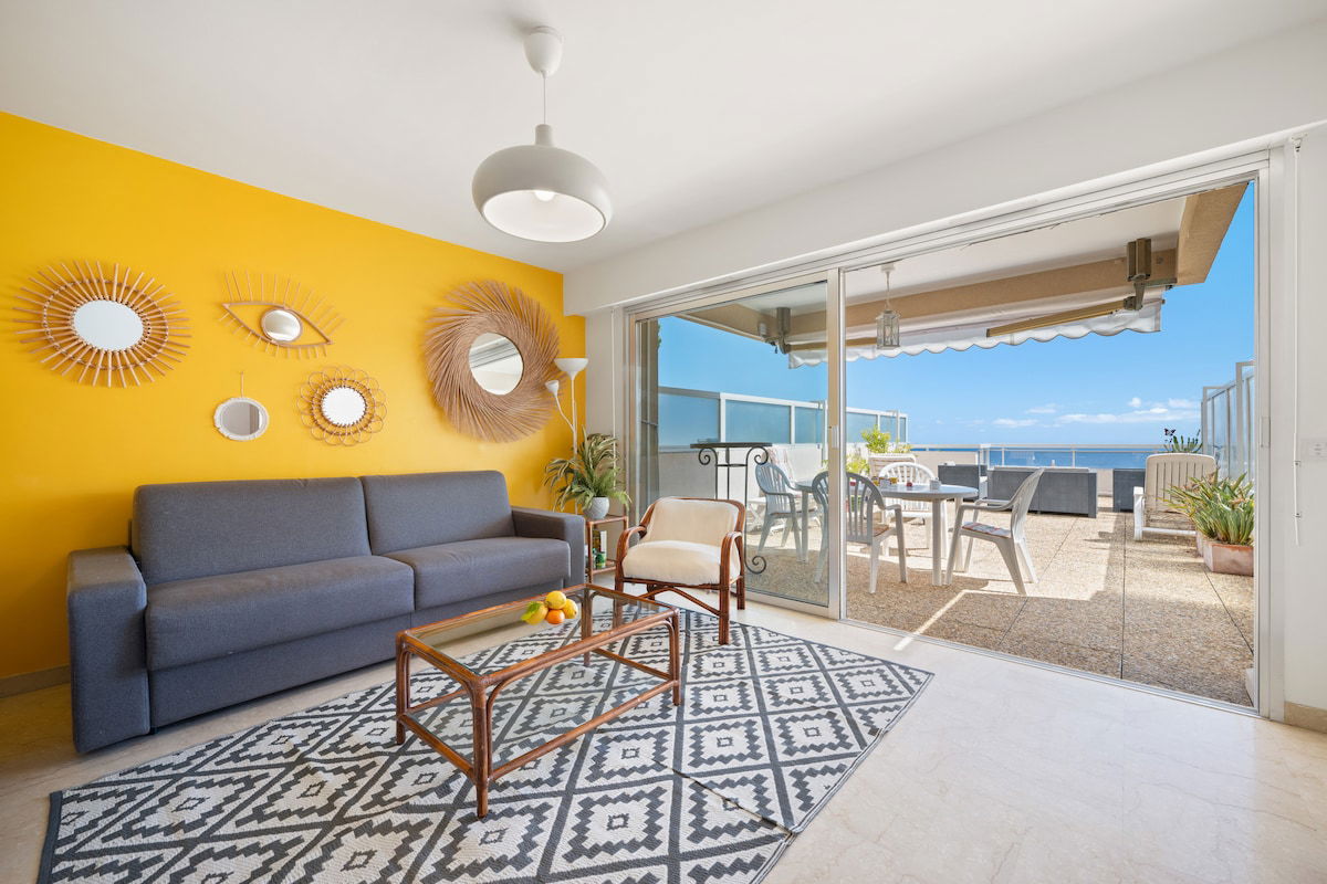 ✨LE NEPTUNE ✨- Vue Mer - Grande terrasse - Parking Privé