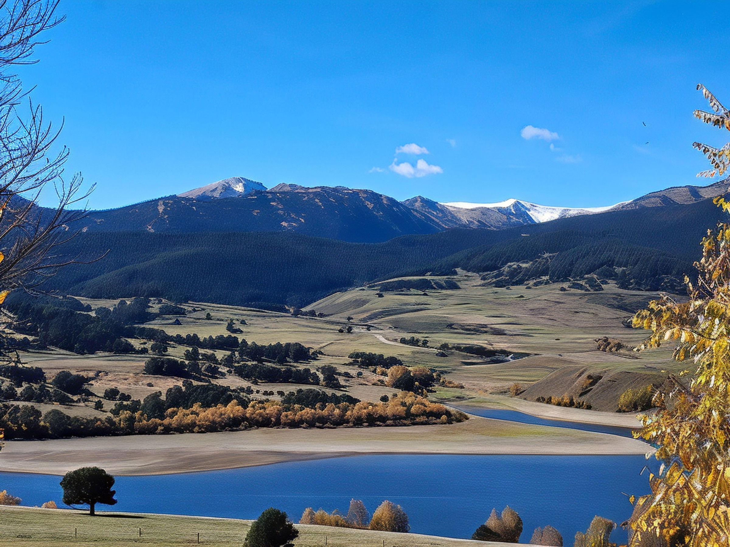Magnifique vue sur le lac