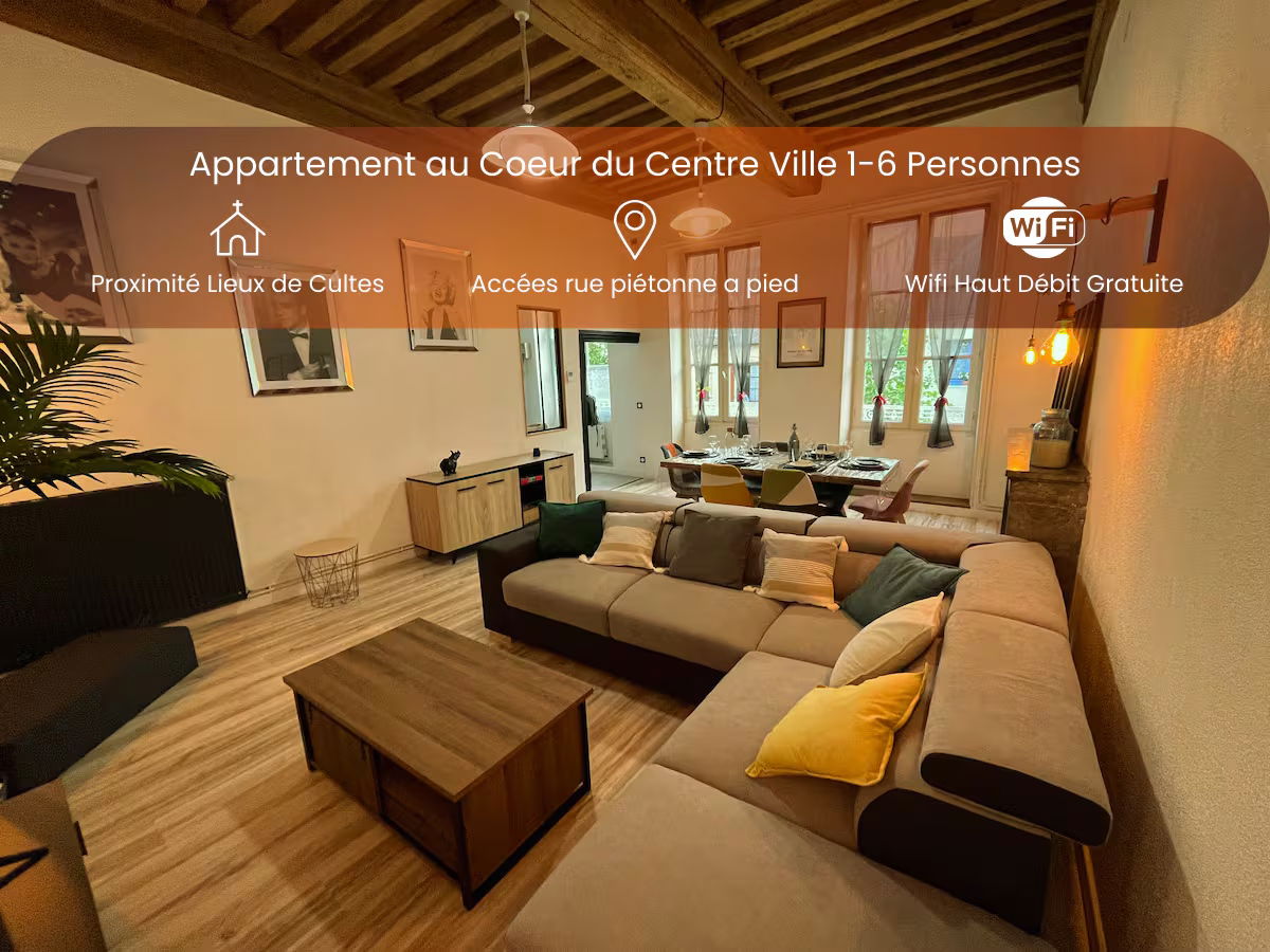 Appartement idéalement situé au centre de Paray-le-Monial