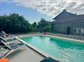 Maison familiale avec piscine & cheminée – Ponlat-Taillebourg