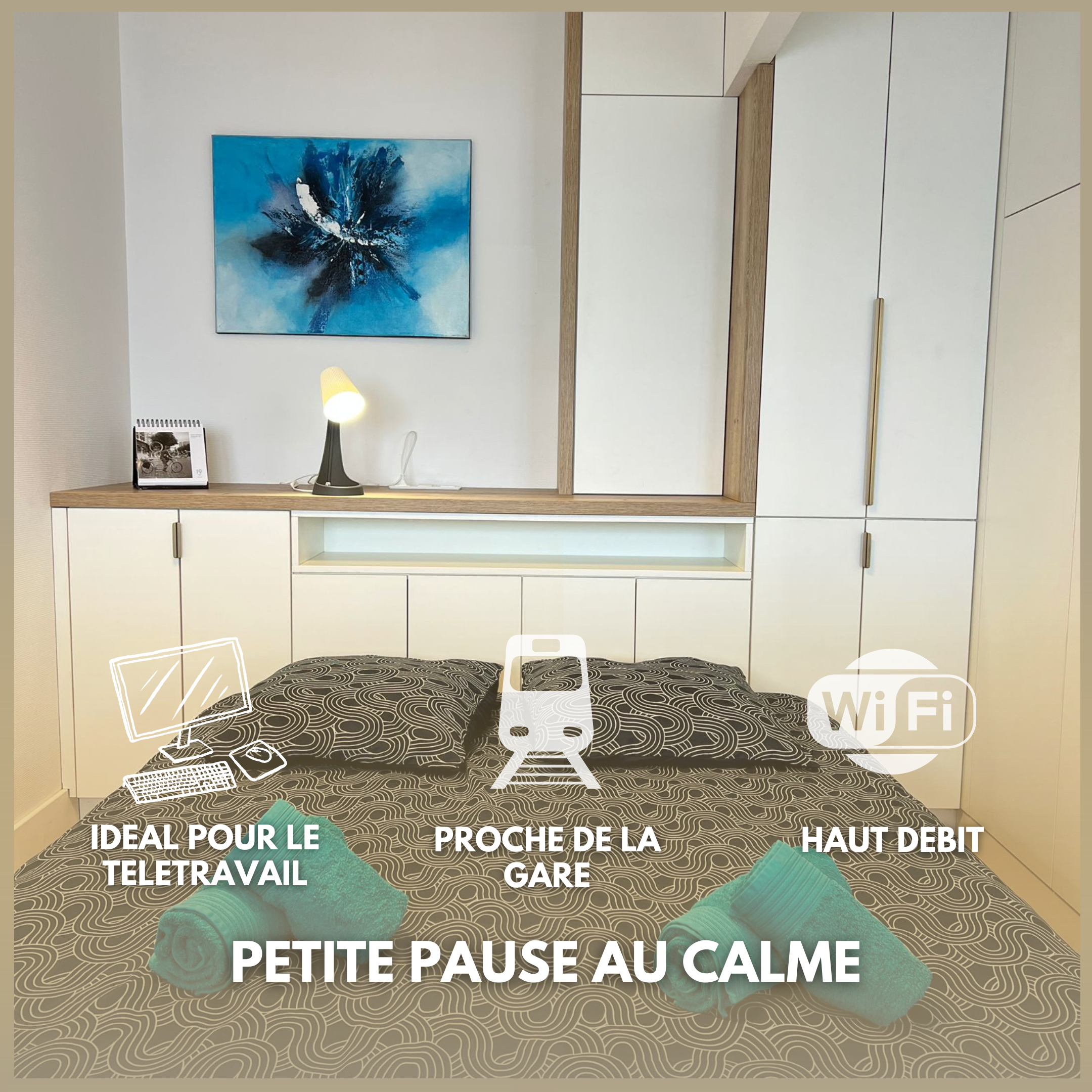 Studio cosy au rez de chaussée