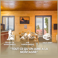 Studio cosy avec vue panoramique sur les Vosges