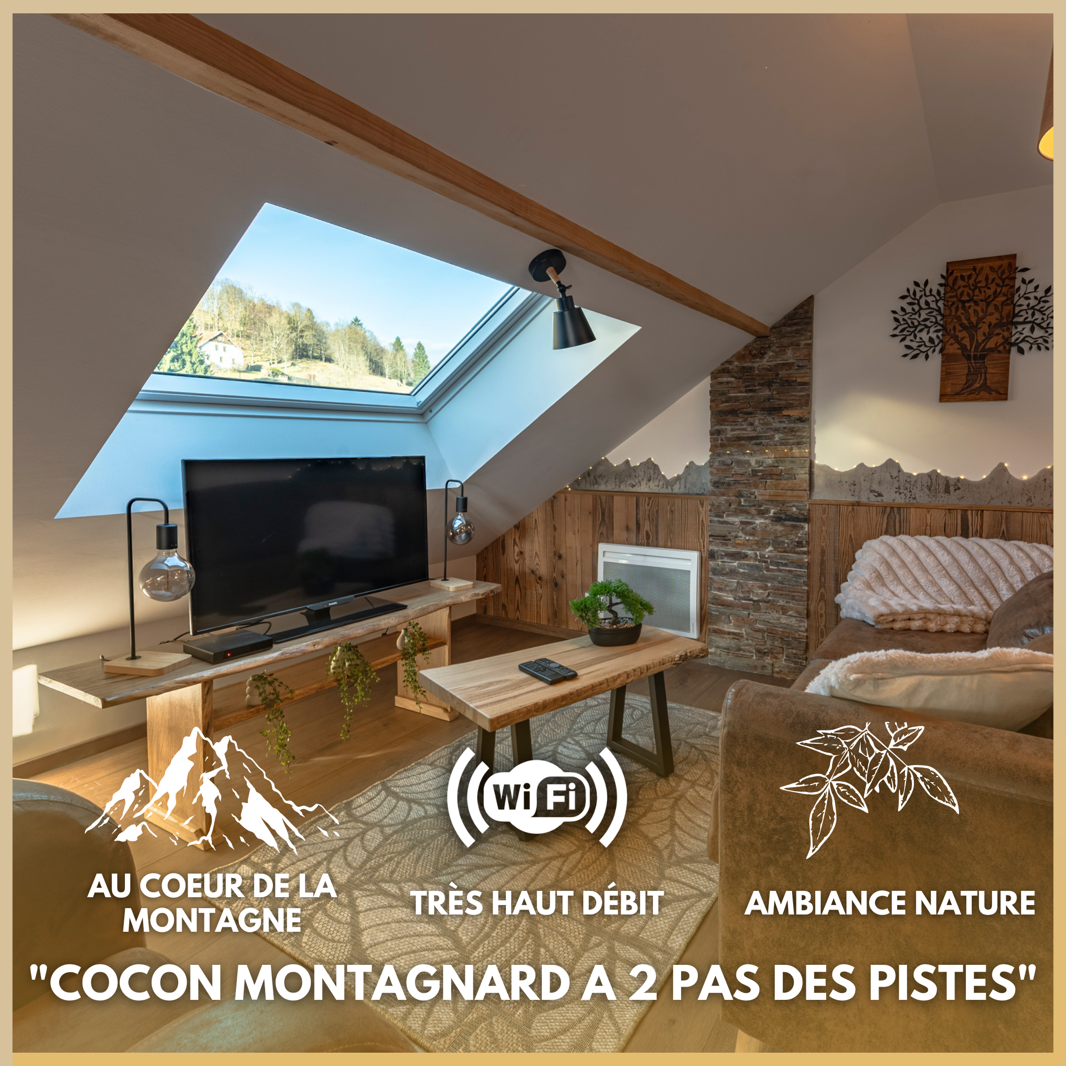 "Au Bois Dormant", Un cocon au charme authentique d’un chalet en bois