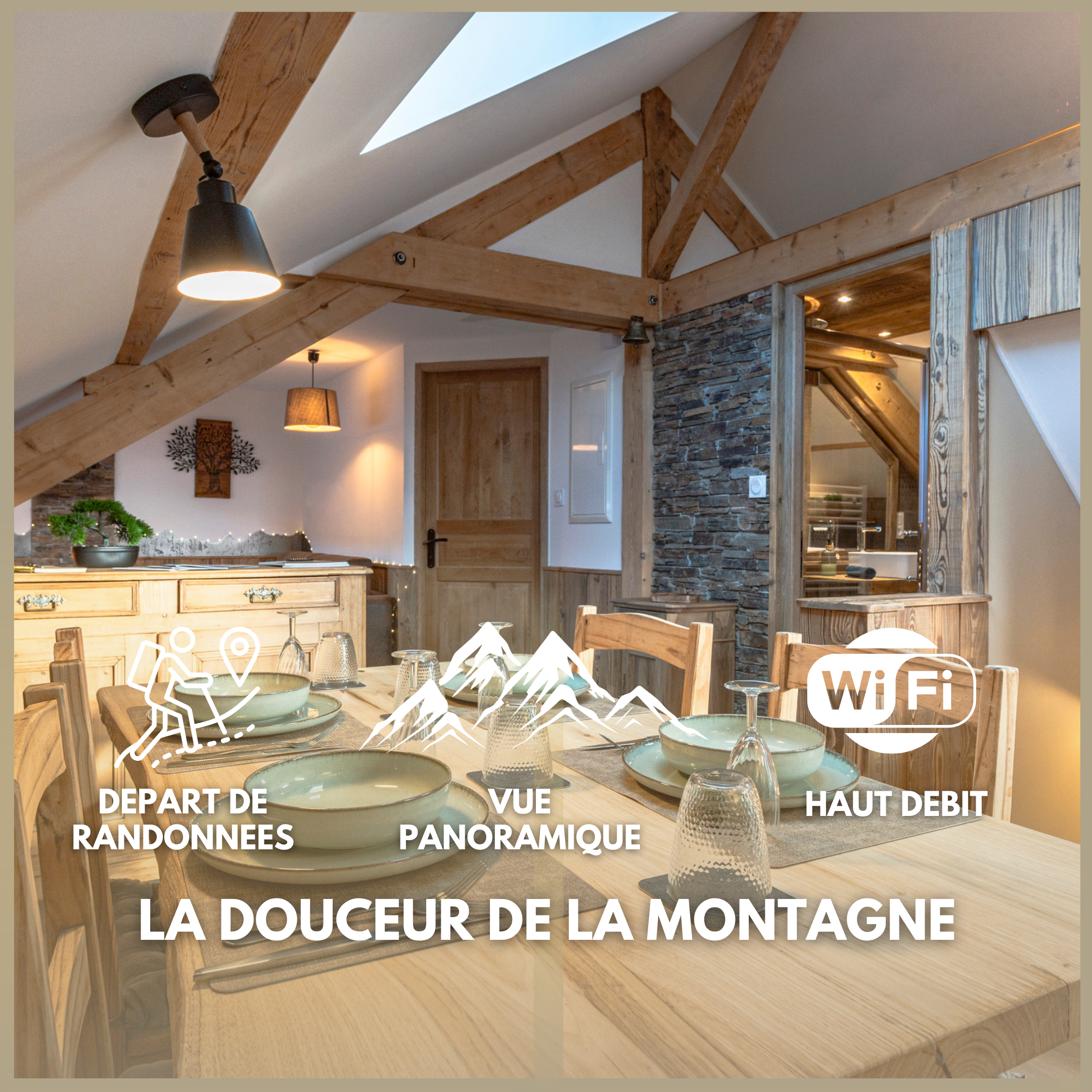 "Au Bois Dormant", Un cocon au charme authentique d’un chalet en bois