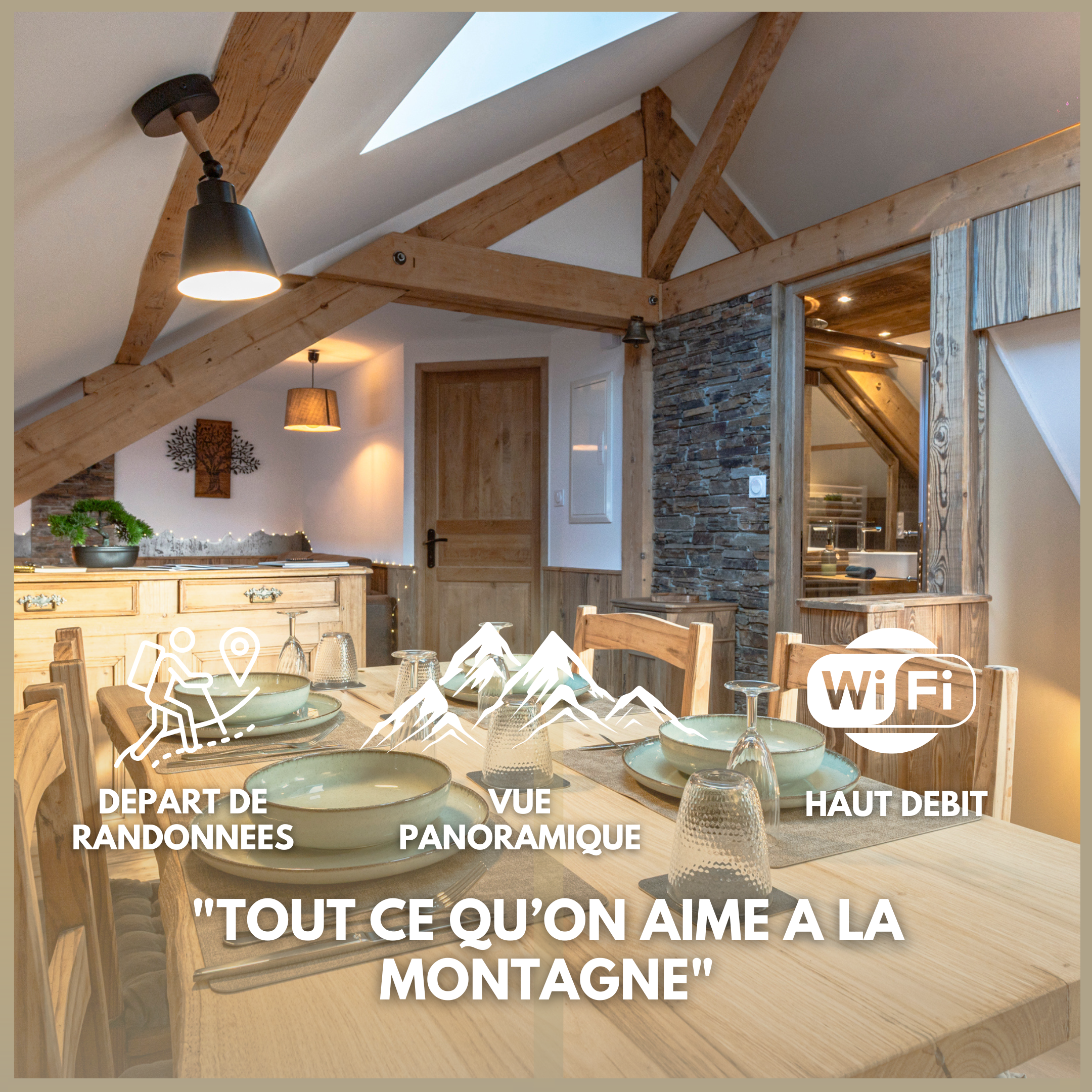 "Au Bois Dormant", Un cocon au charme authentique d’un chalet en bois