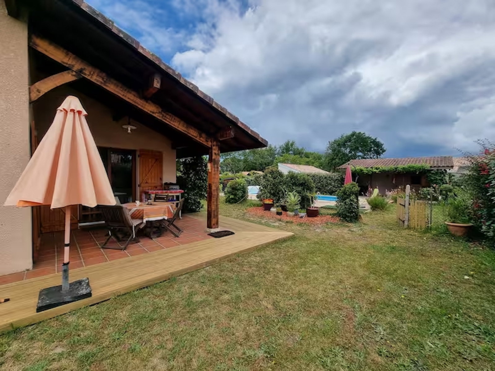 Landaise Lou Pao – 2 maisons, piscine, Lac de Léon