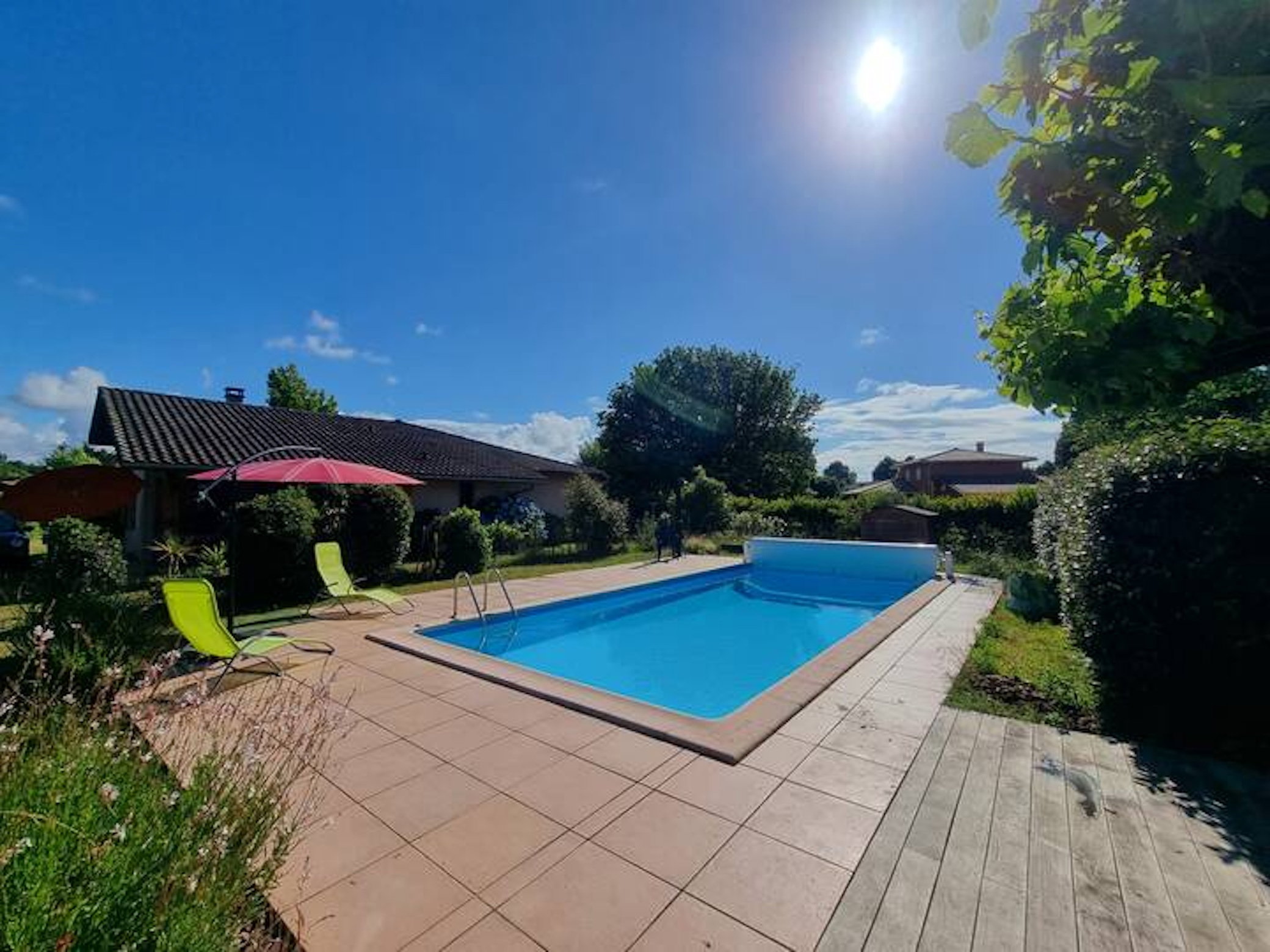 Landaise Lou Pao – 2 maisons, piscine, Lac de Léon