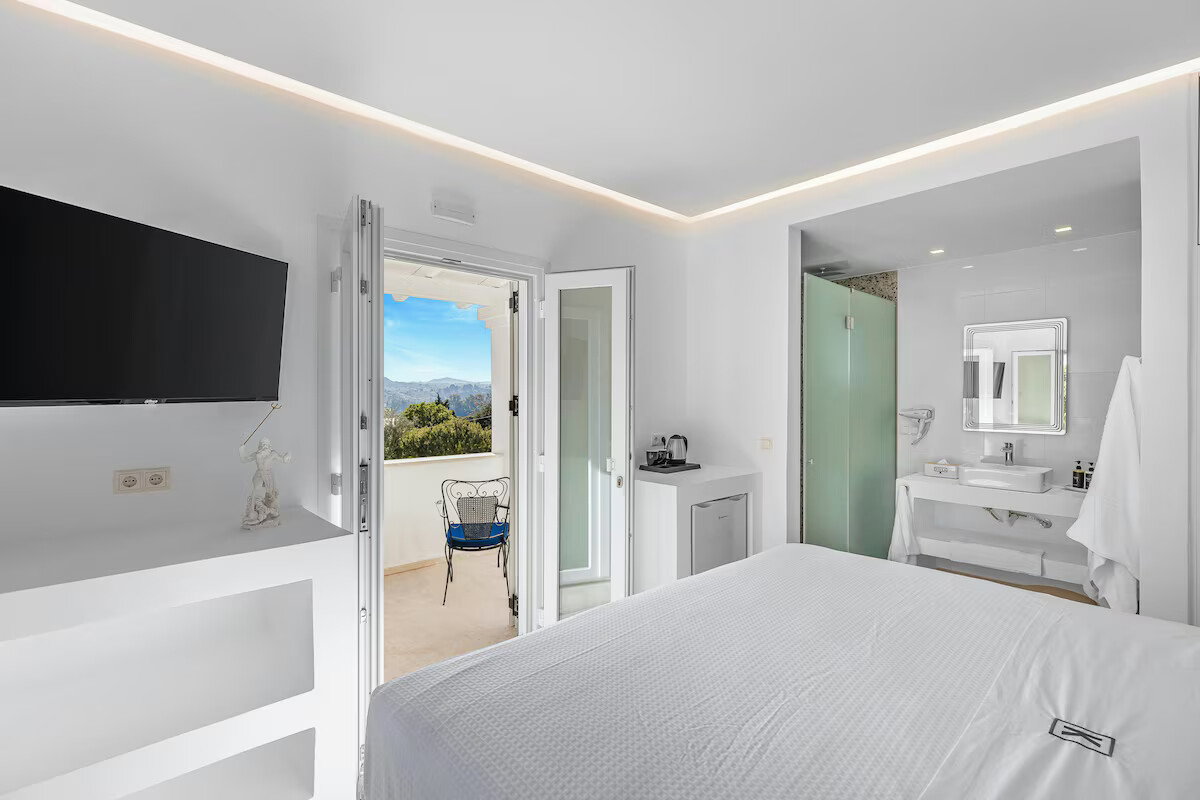 2 Aphrodite Schlafzimmer Ensuite. Genießen Sie stilvollen Luxus in der Villa...