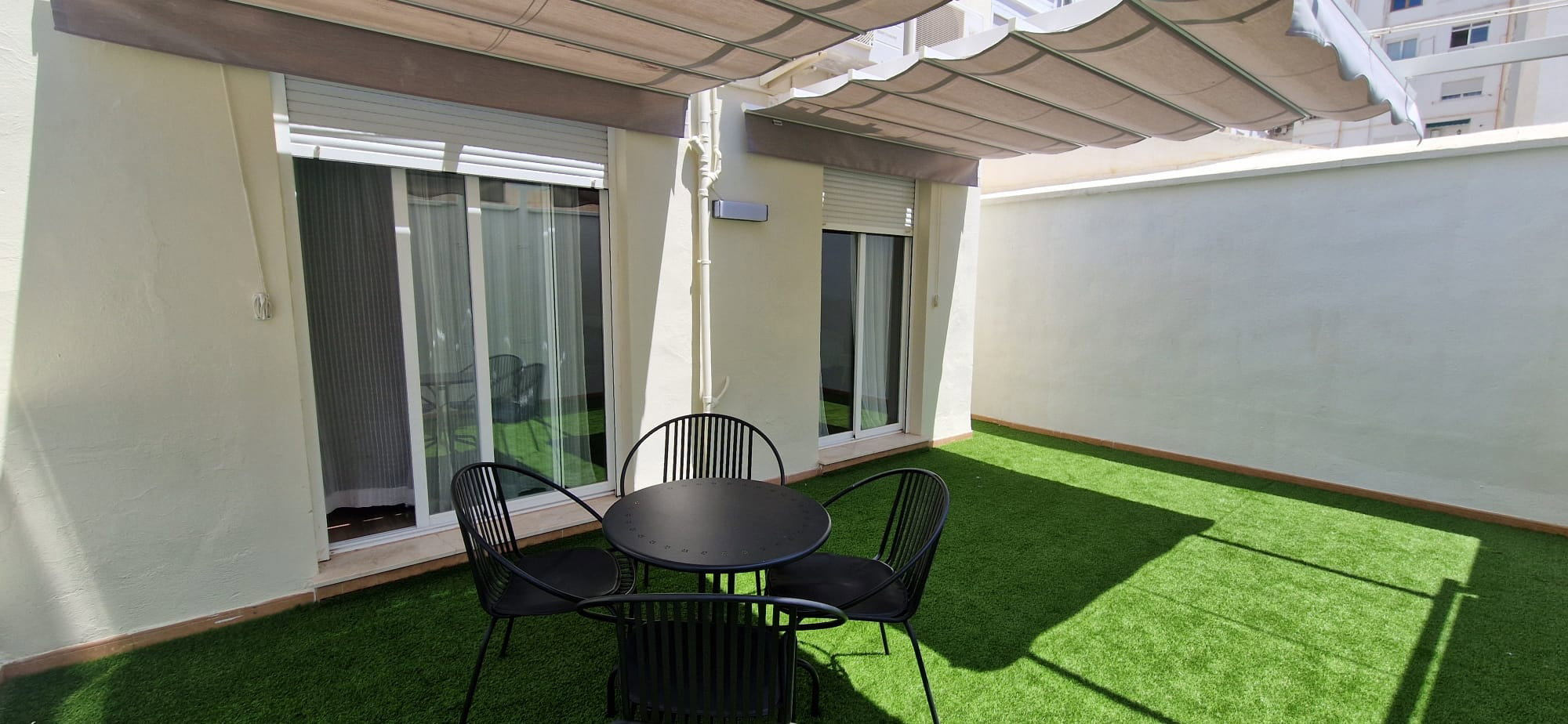 Double apartment with terrace.