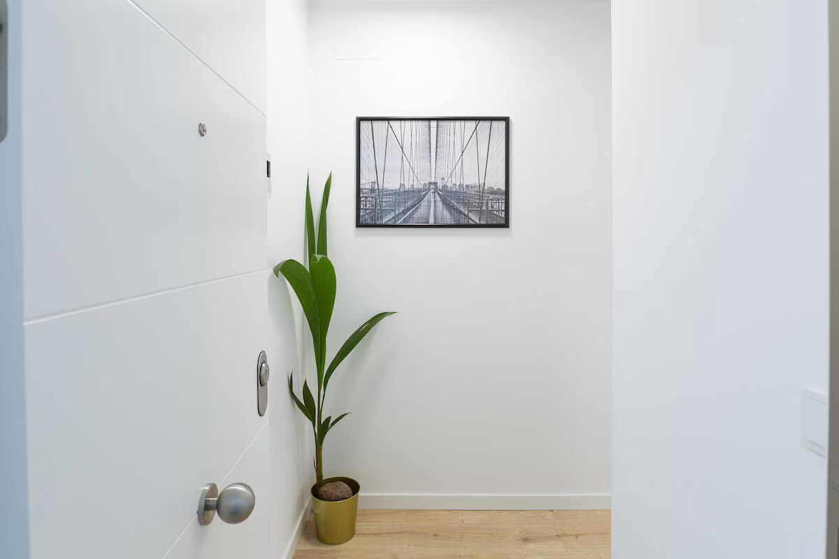 Entrada con decoración