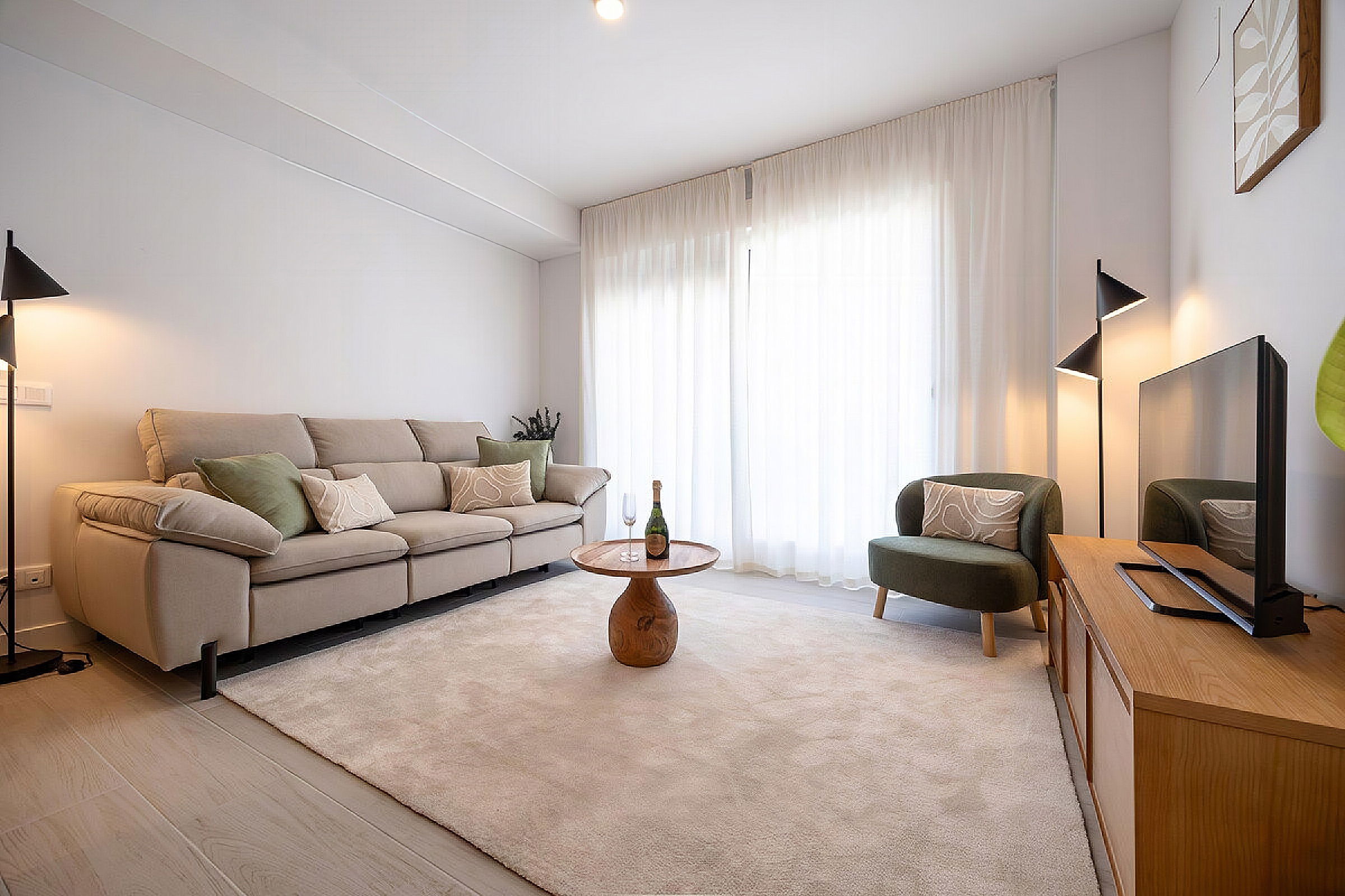 Salón común / sala de televisión, Communal lounge/ TV room